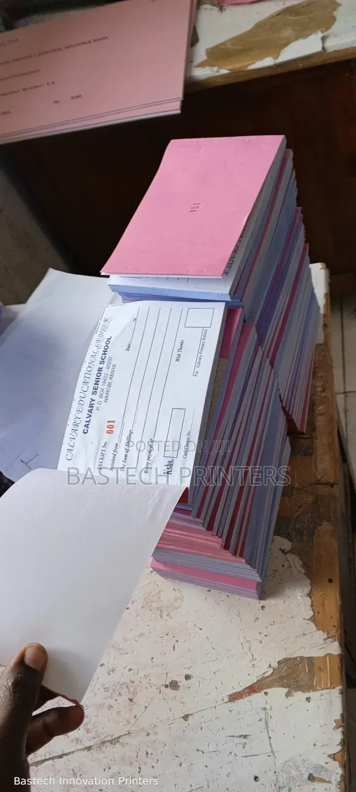 Heavy-Duty Receipt Books for Daily Business Use