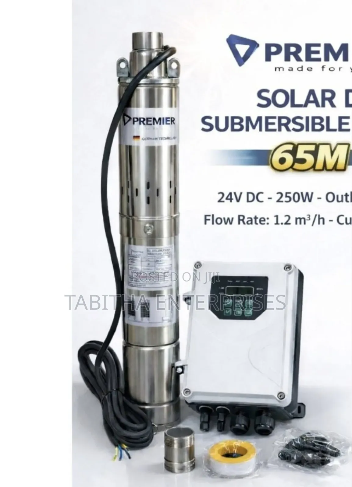 Dc Submersible Water Pump 65mtrs
