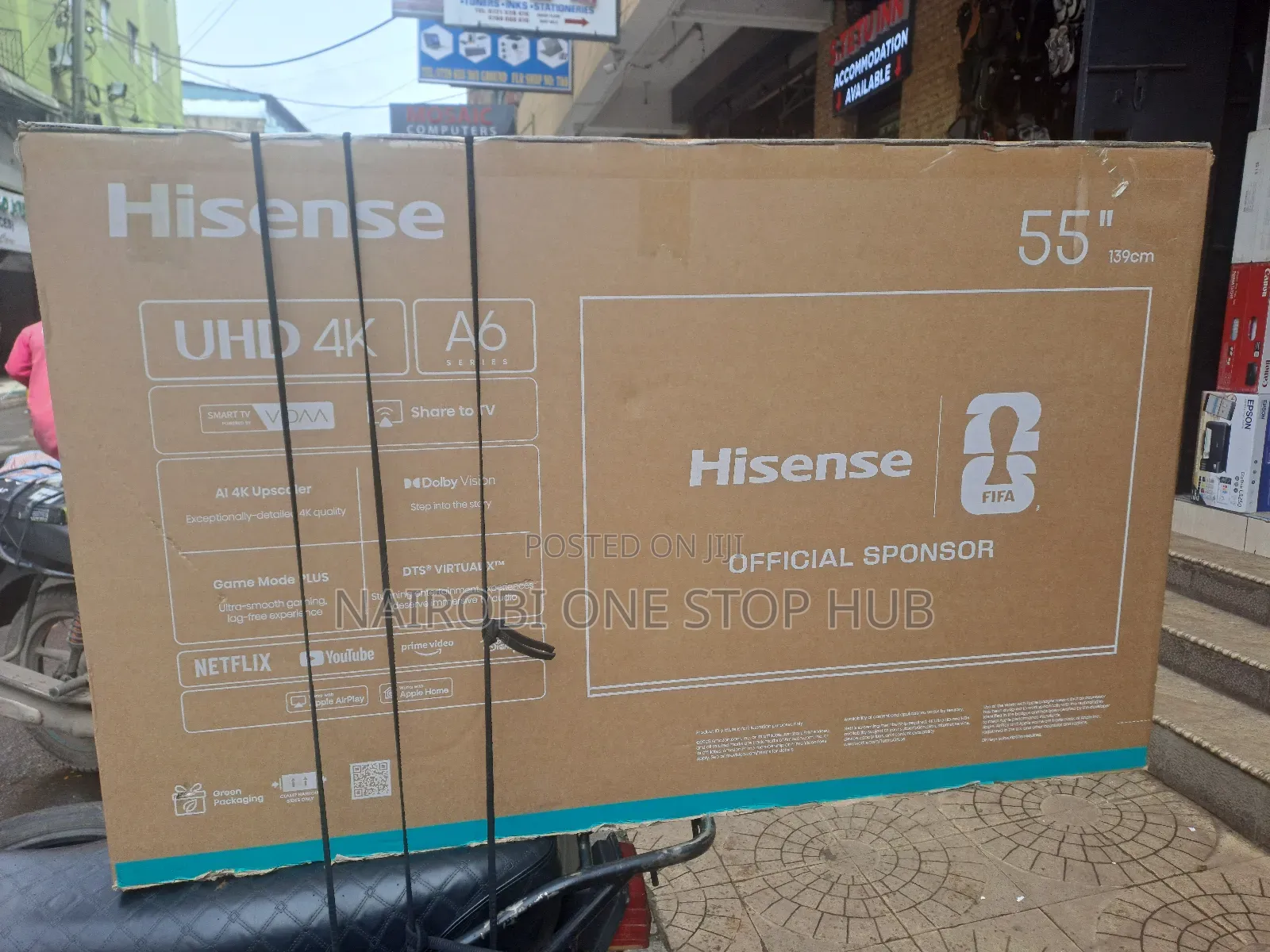 Hisense 55" A6 Uhd Smart Tv – KSH 37,999