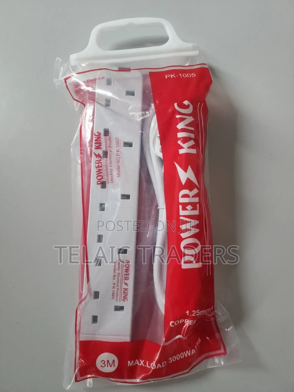 Powerking Extension Cord 3m 5way