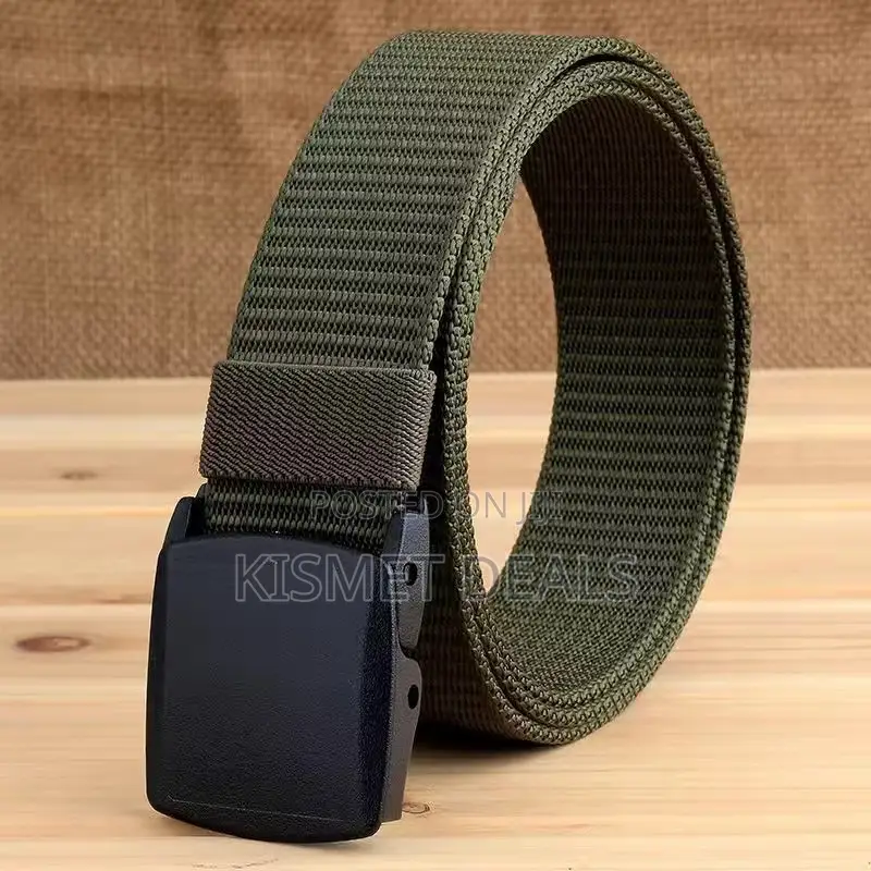 Canvas Fabric Belt Outdoor Tacticalhunting Hiking Sport Belt