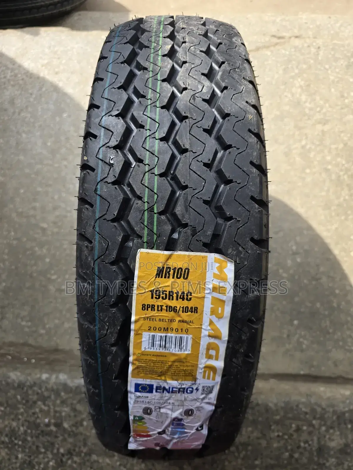 195 R14 Mirage Tyres (Commercial)