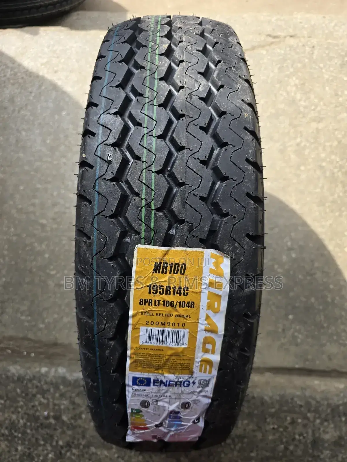 195 R14 Mirage Tyres (Commercial)