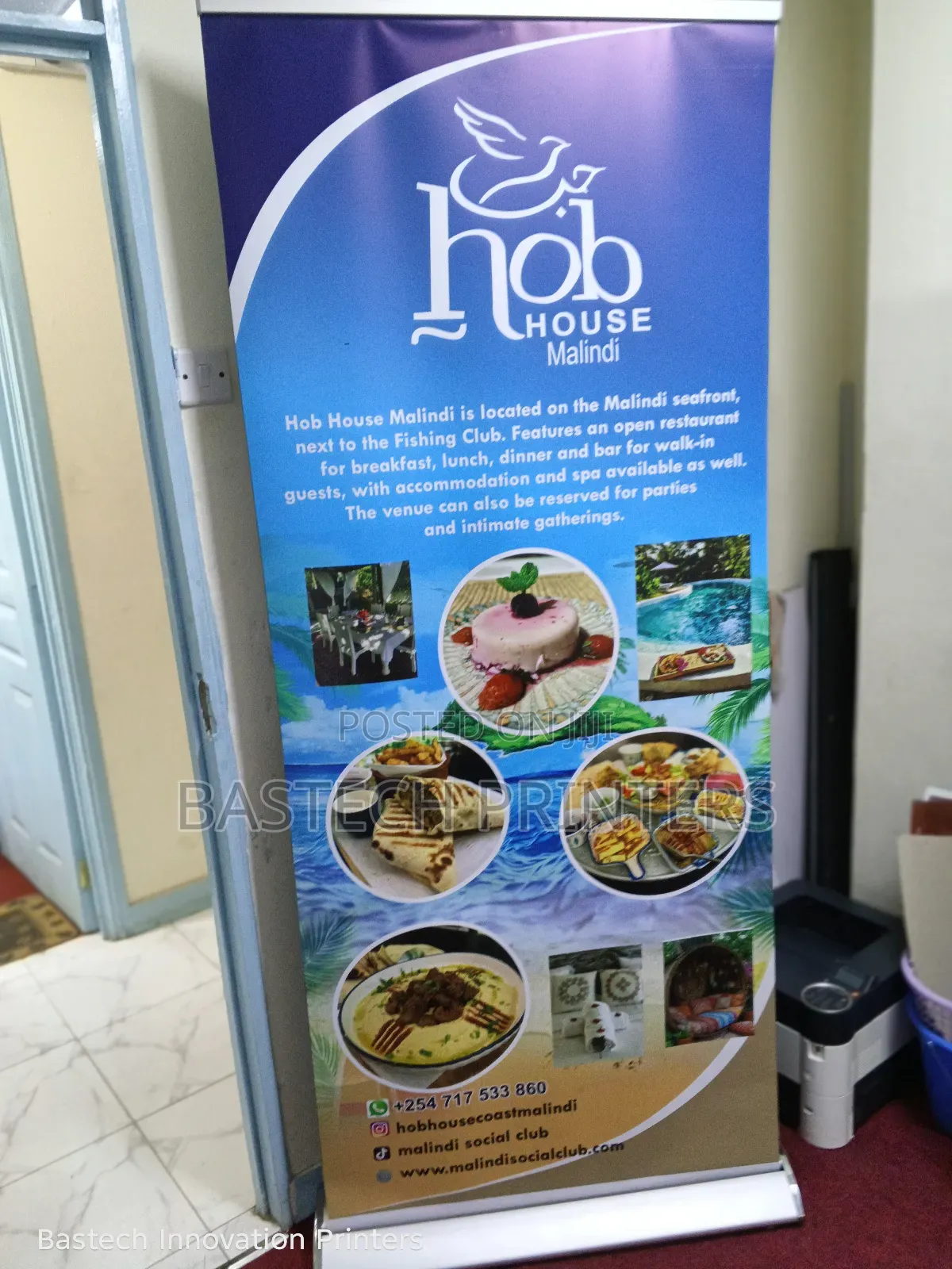 Hotel Hospitality Promotional Broadbase Roll Up Banner