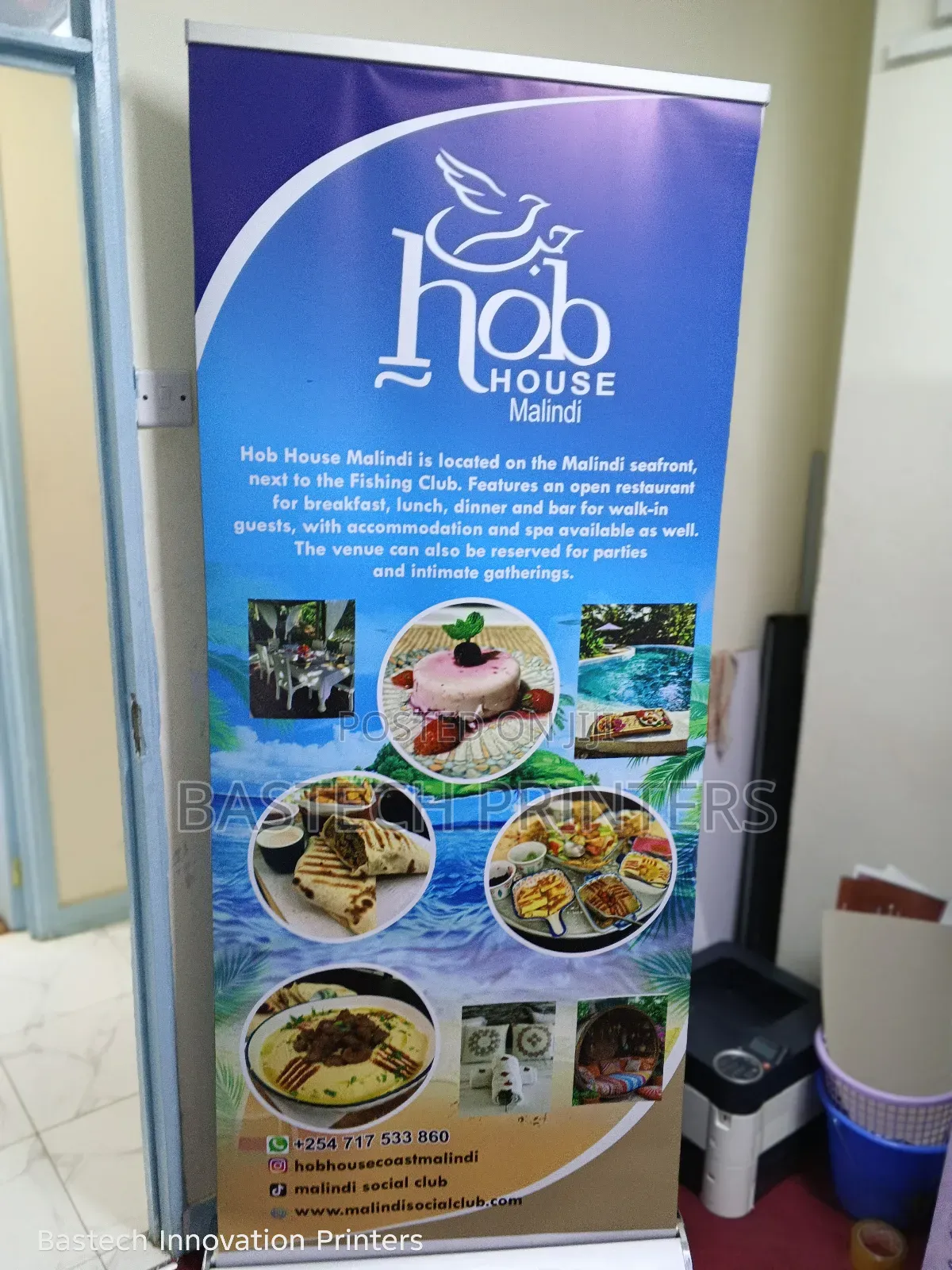 Hotel Hospitality Promotional Broadbase Roll Up Banner