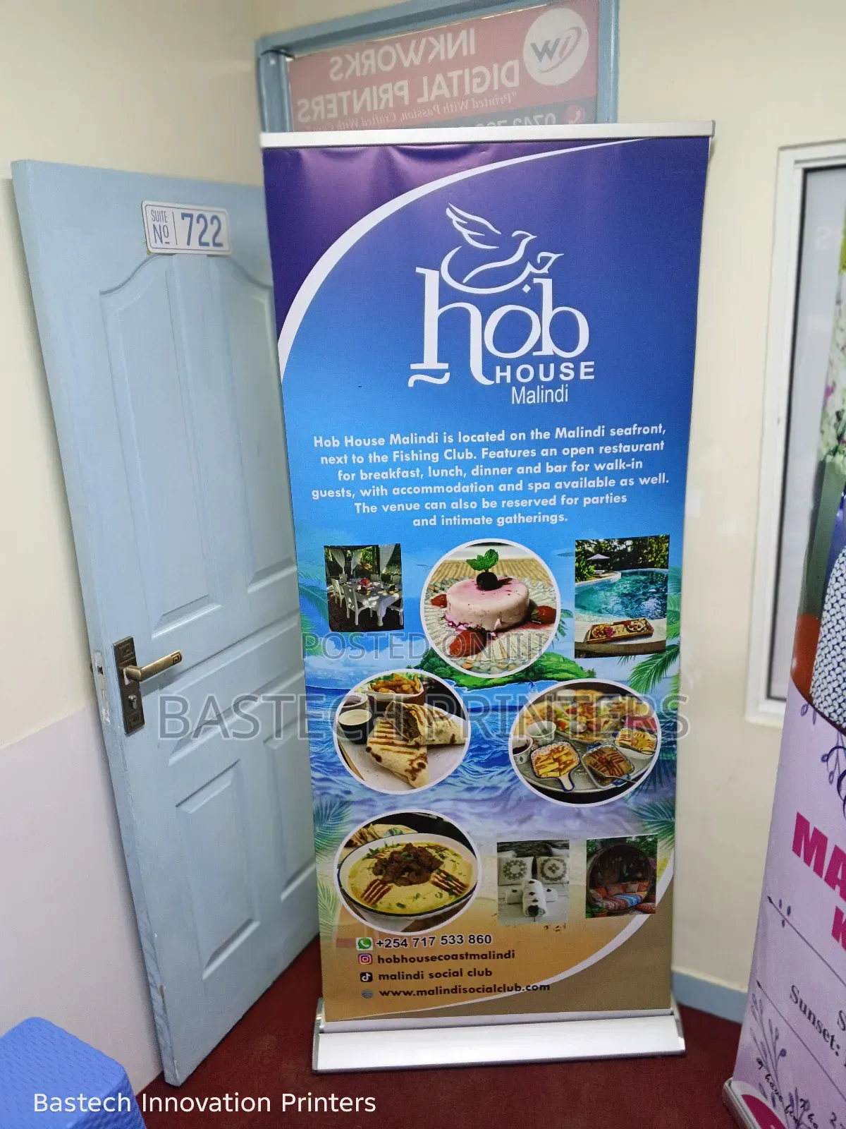 Hotel Hospitality Promotional Broadbase Roll Up Banner