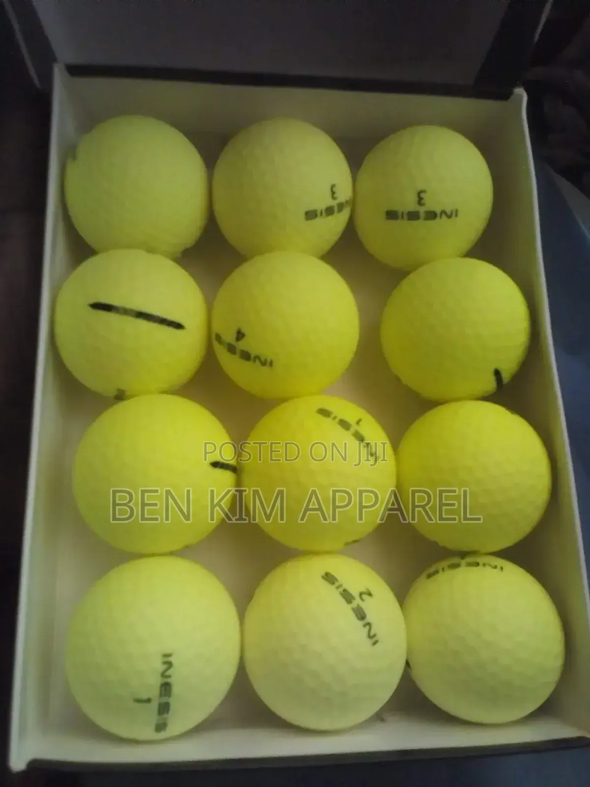 Advanced Golfers Soft to Iron Matte Yellow 12 Pack Golf Balls