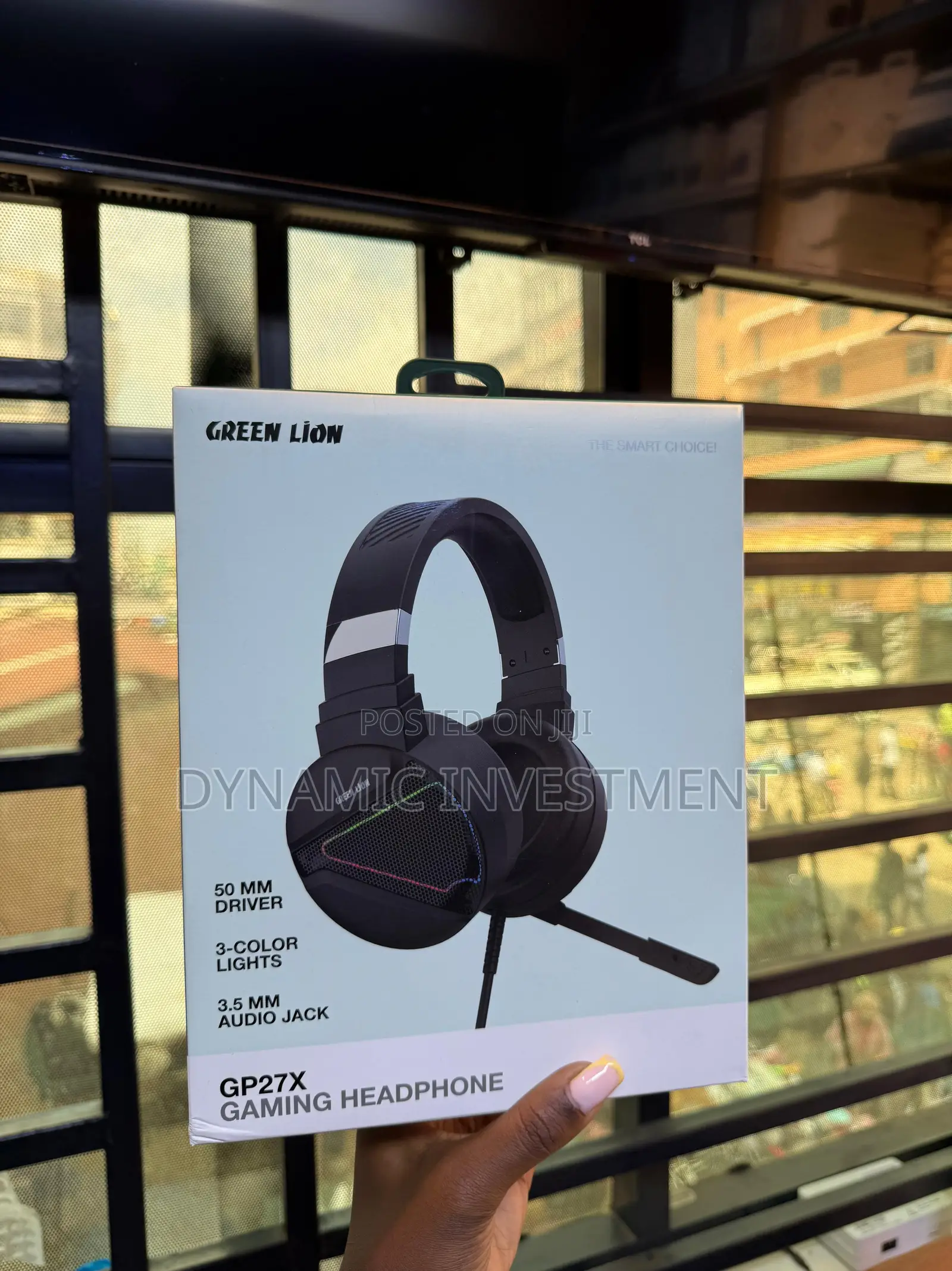 Green Lion Gp27x Ps5/Ps4 Xbox Gaming Headphone Noise Cancelling