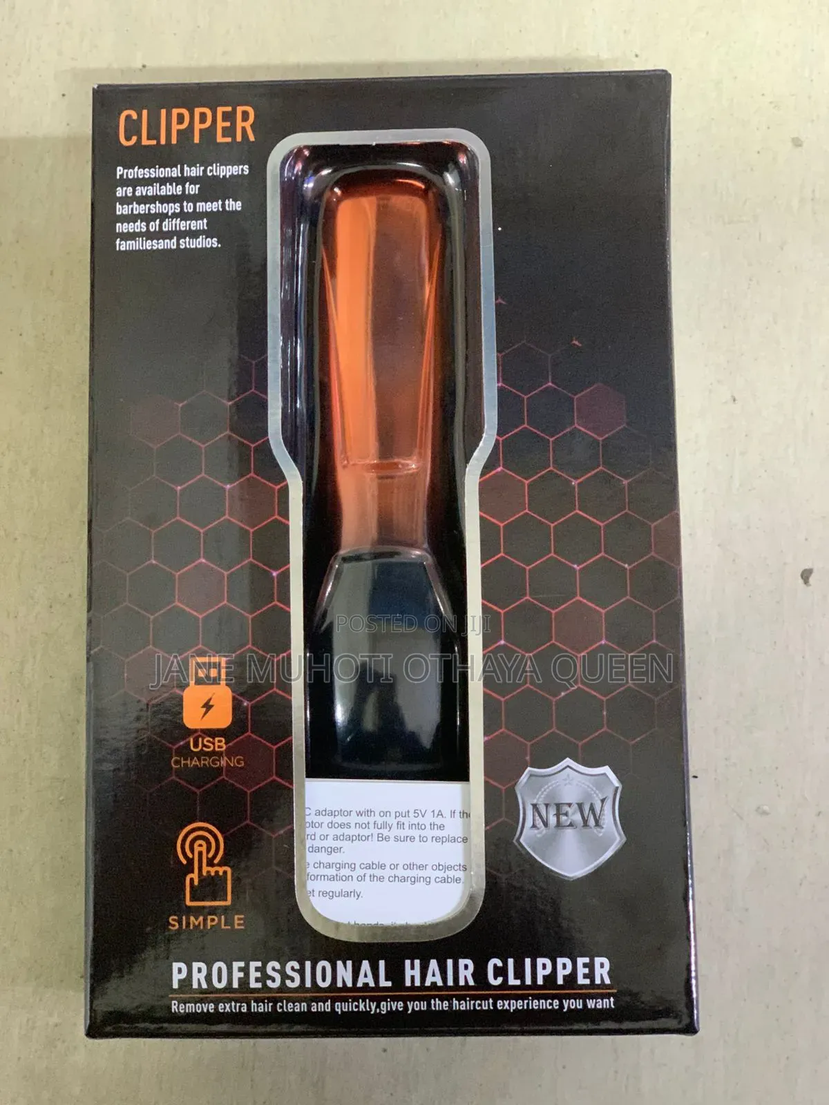 Rechargeable Professional Clipper