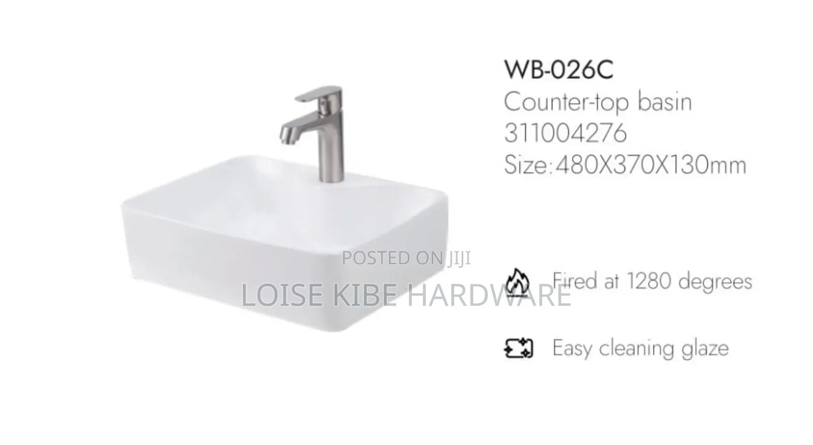 Wb-026c Counter Top Available