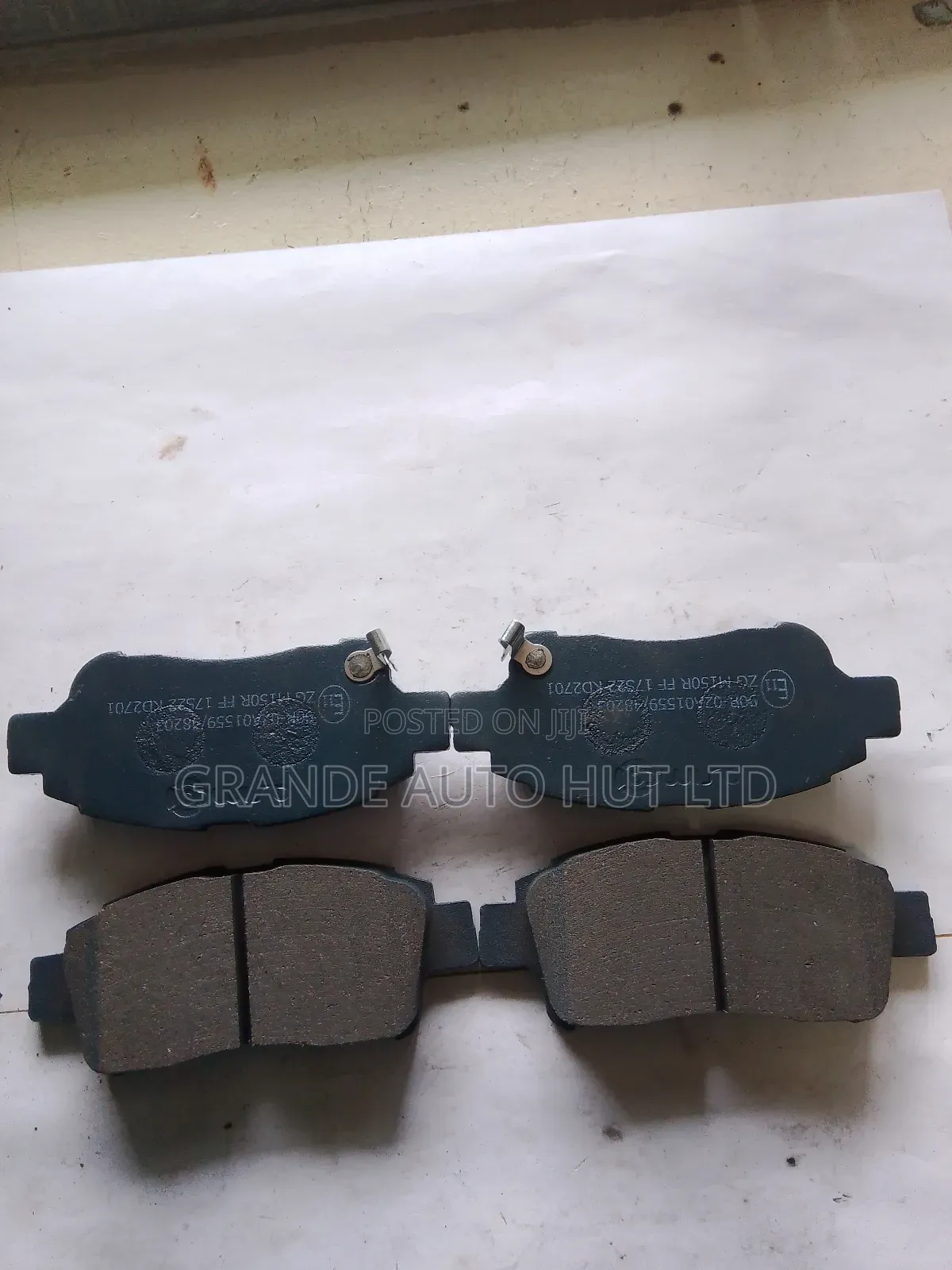 Front Brake Pads for Toyota Vitz/Probox Old Model (Asimco Brand)