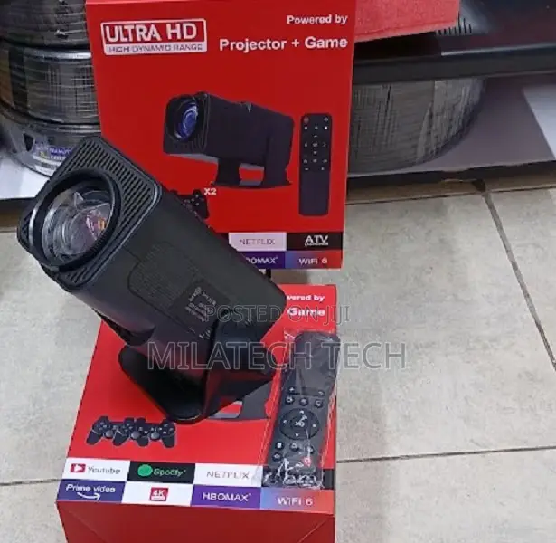 Hy320 Projector With Gaming Pad