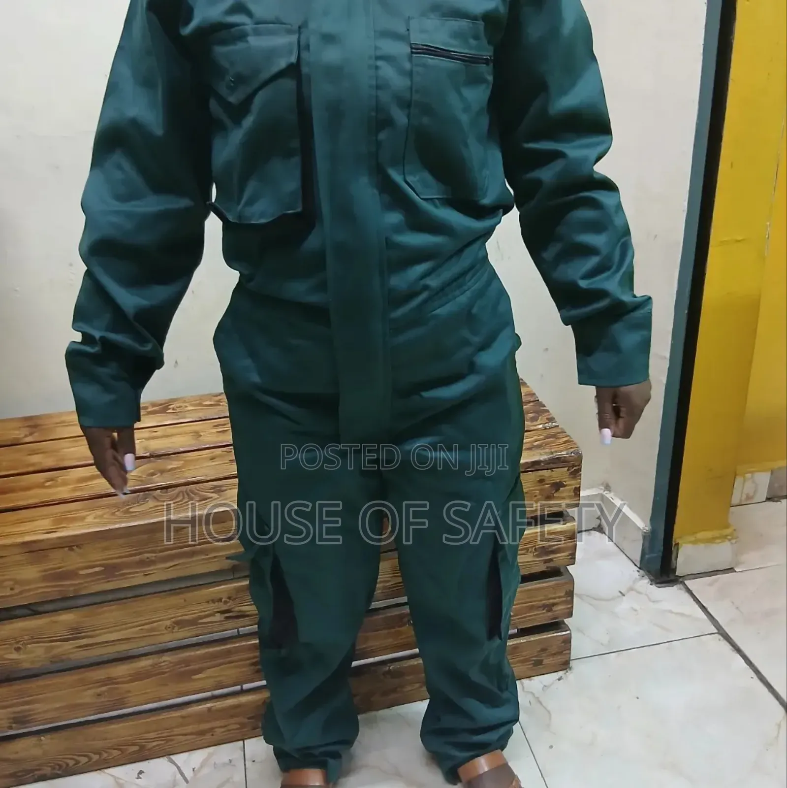 Balanced Strength and Comfort Cargo Pocket Overall