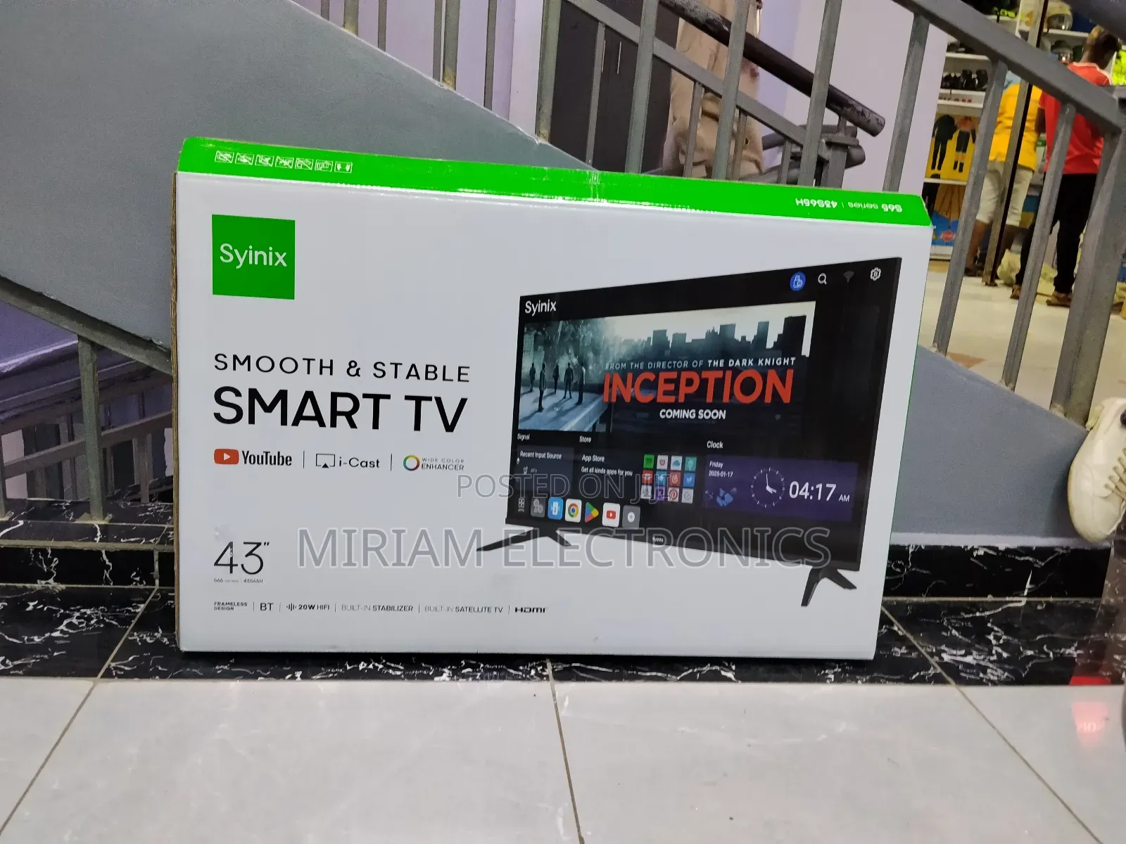 Syinix 43s6h 43 Inches Smart Android Tv