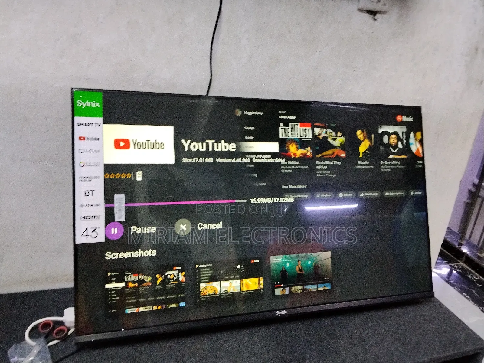 Syinix 43s6h 43 Inches Smart Android Tv
