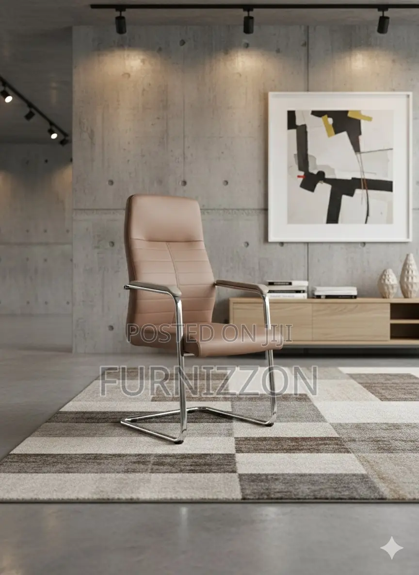 PVC Sled Base Executive Visitor Chair