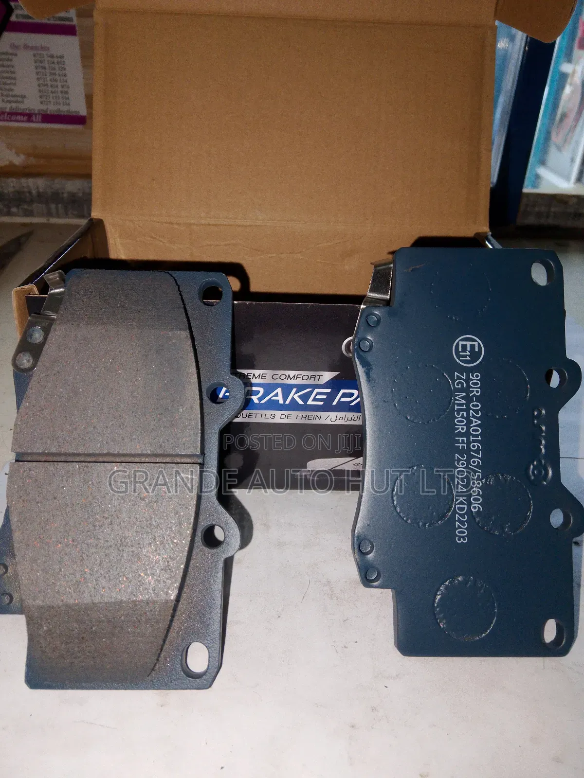 Front Brake Pads for Toyota Hilux S/Africa (Asimco Brand)