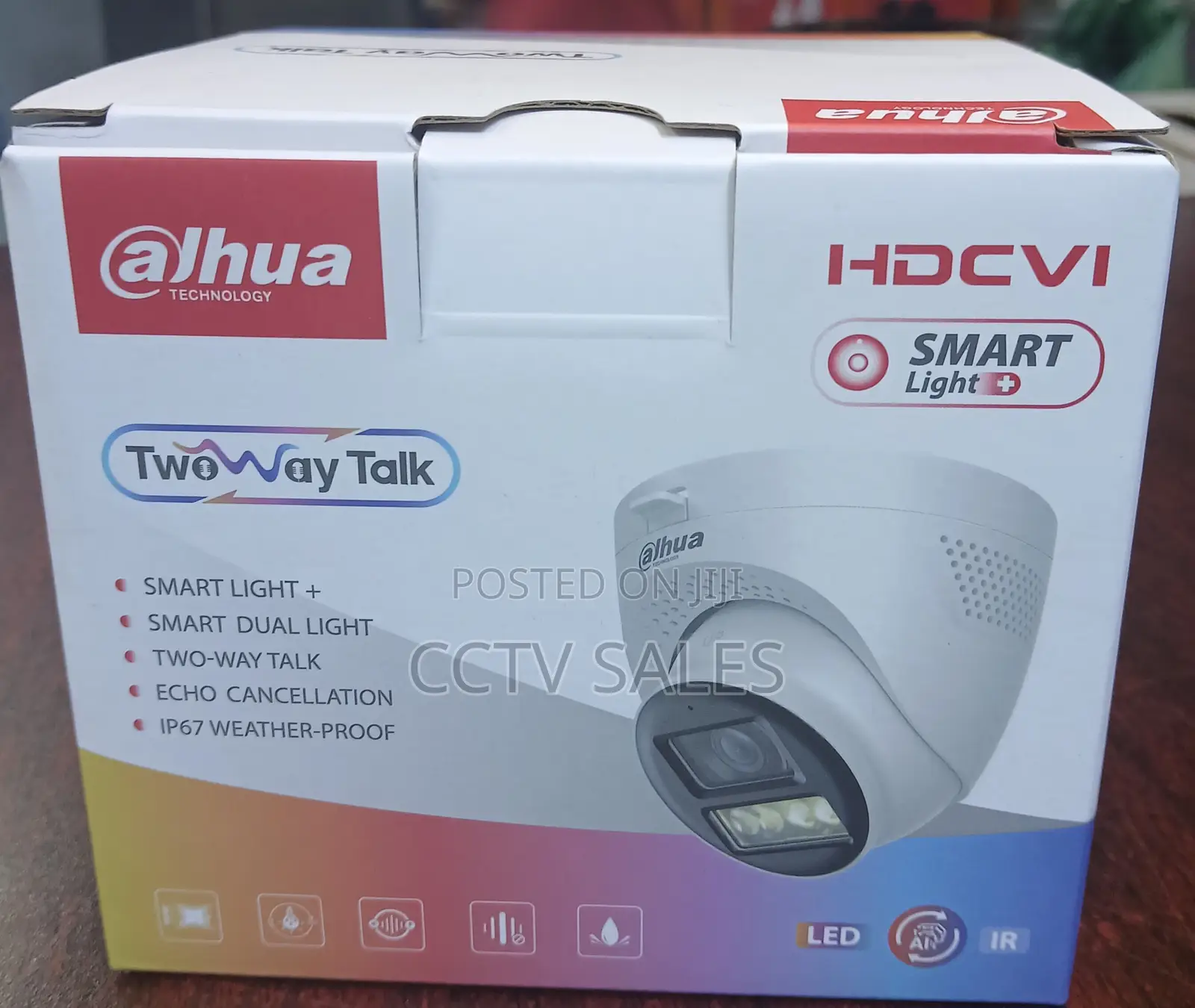 Dh-Hac-Hdw1200tqp-Il-T Two-Way Tal Dome Camera