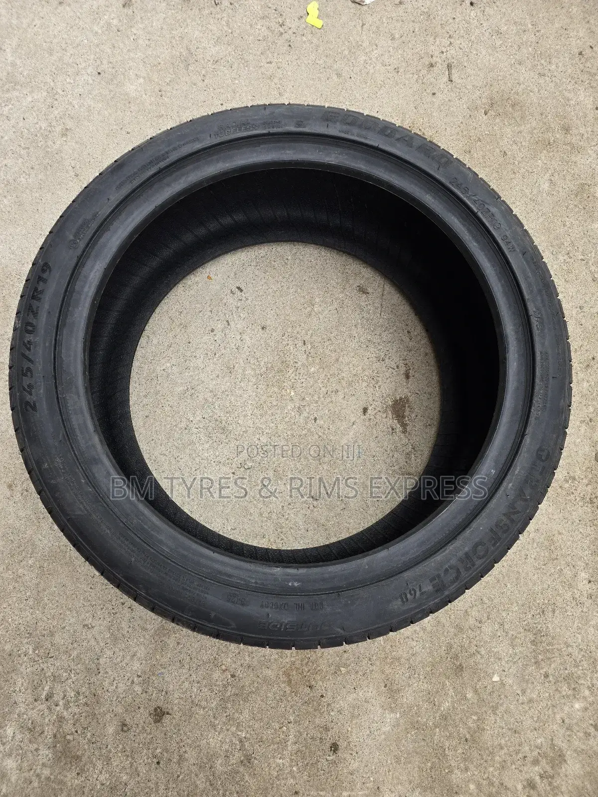 245 /40 R19 Goddard Tyres (Transforce)