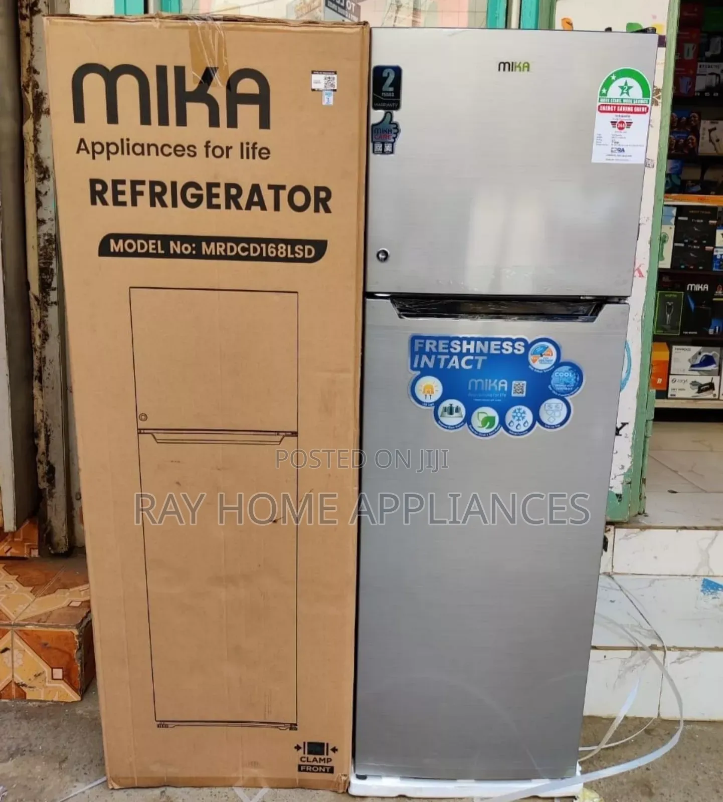 168litres Double Door Refrigerator