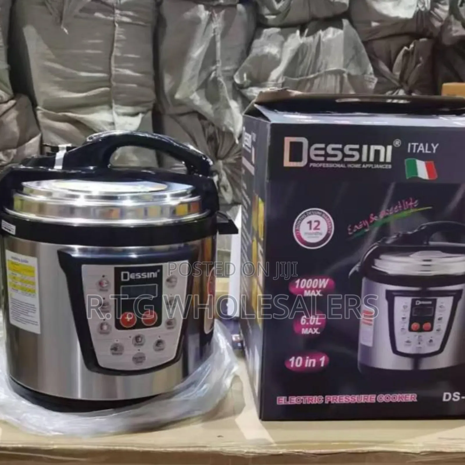 Dessini 6-Liter Electric Pressure Cooker for Easy Home Cooking