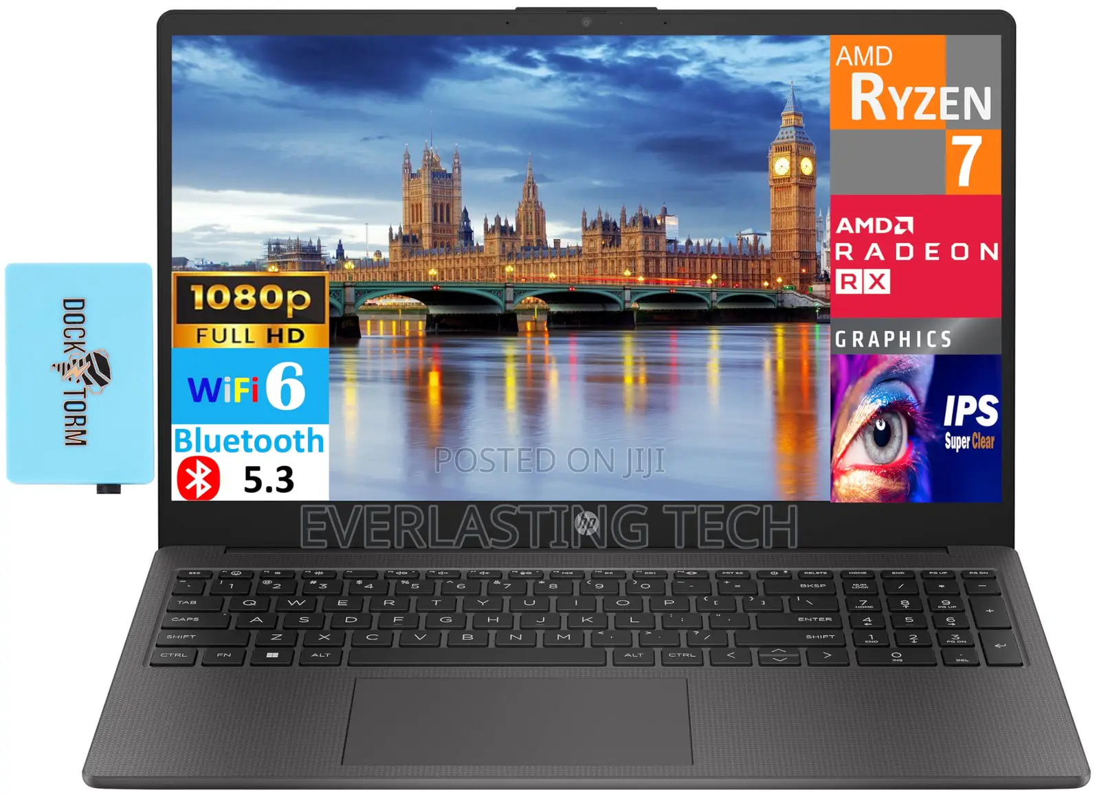 New Laptop HP 255 16GB AMD Ryzen 7 SSD 512GB
