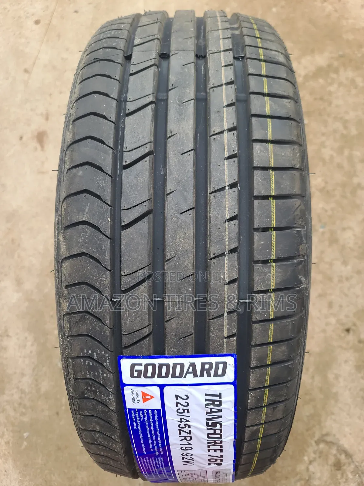 225/45r19 Goddard Tires 92w X/L Transforce 768
