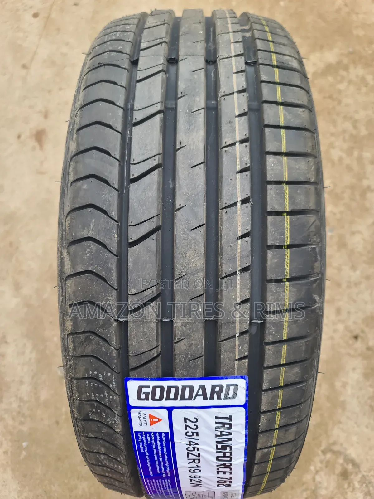 225/45r19 Goddard Tires 92w X/L Transforce 768