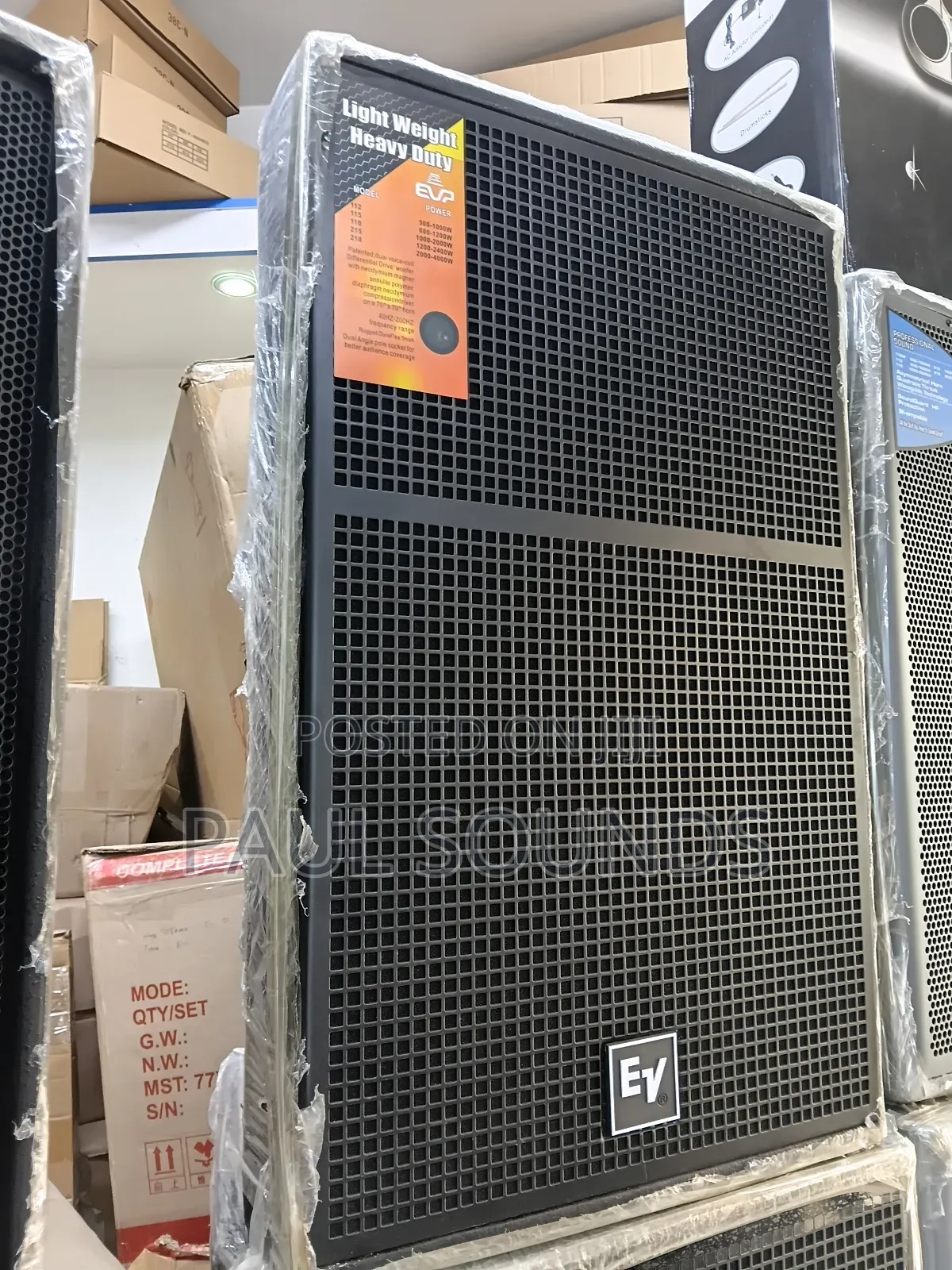 Ev Lightweight Heavy Duty Professional Speaker
