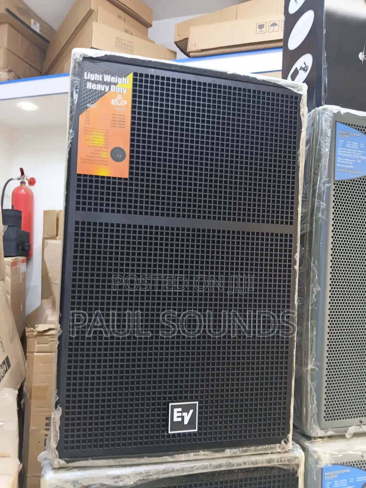 Ev Lightweight Heavy Duty Professional Speaker