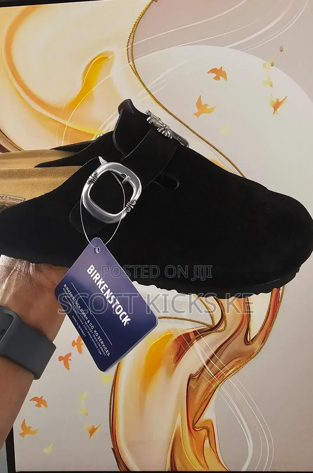 Chrome Hearts Birkenstock Slides 'Black'