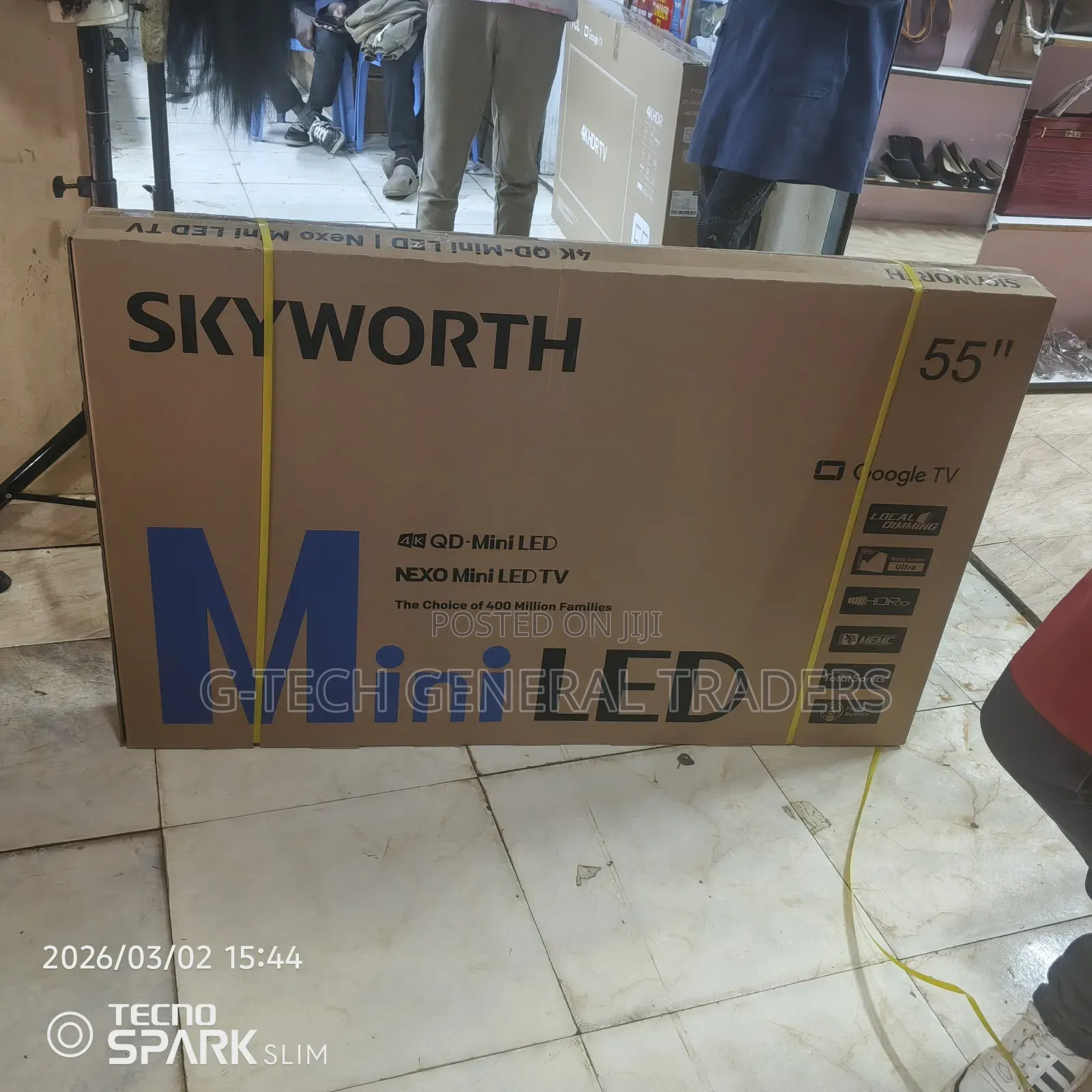 Skyworth 55inch Miniled Frameless Tv, Youtube, Netflix