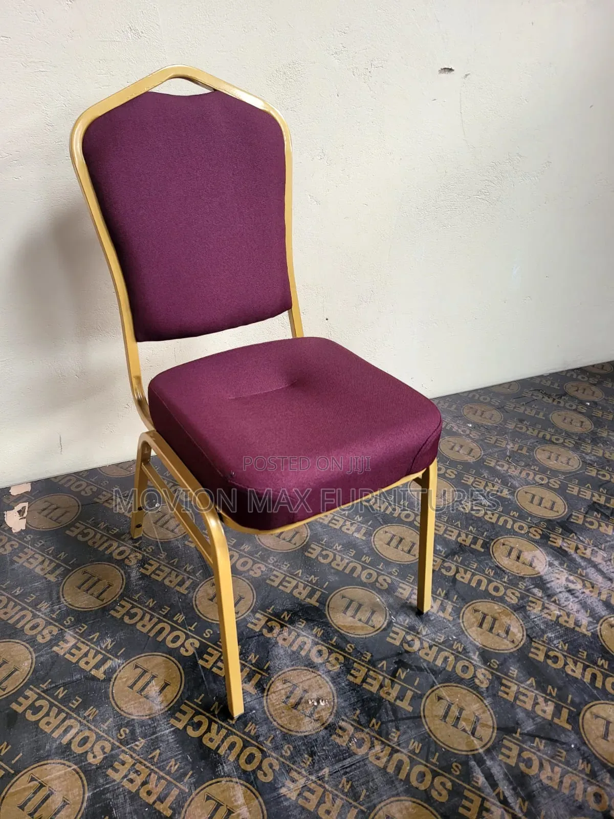 Maroon Heavy Duty Conference Chair
