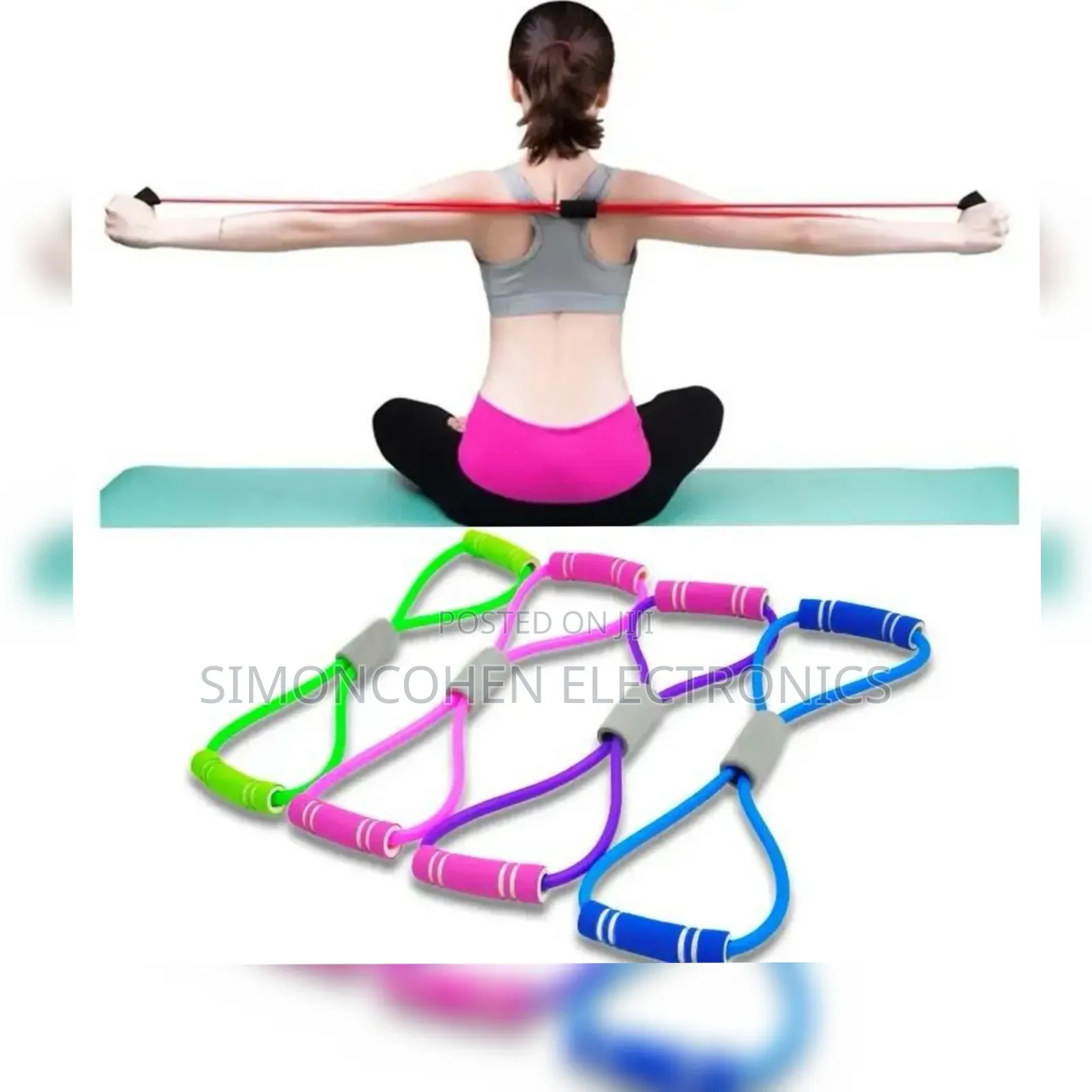 Resistance Bands With Foam Sport At Home Yoga Fitness Accessories