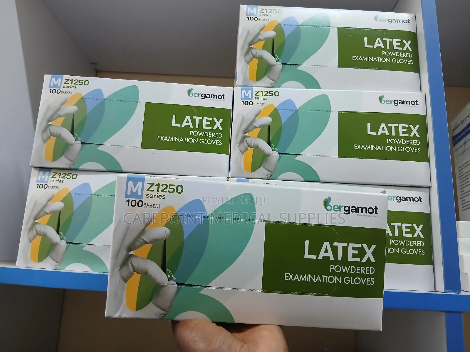 Latex Examination Gloves.