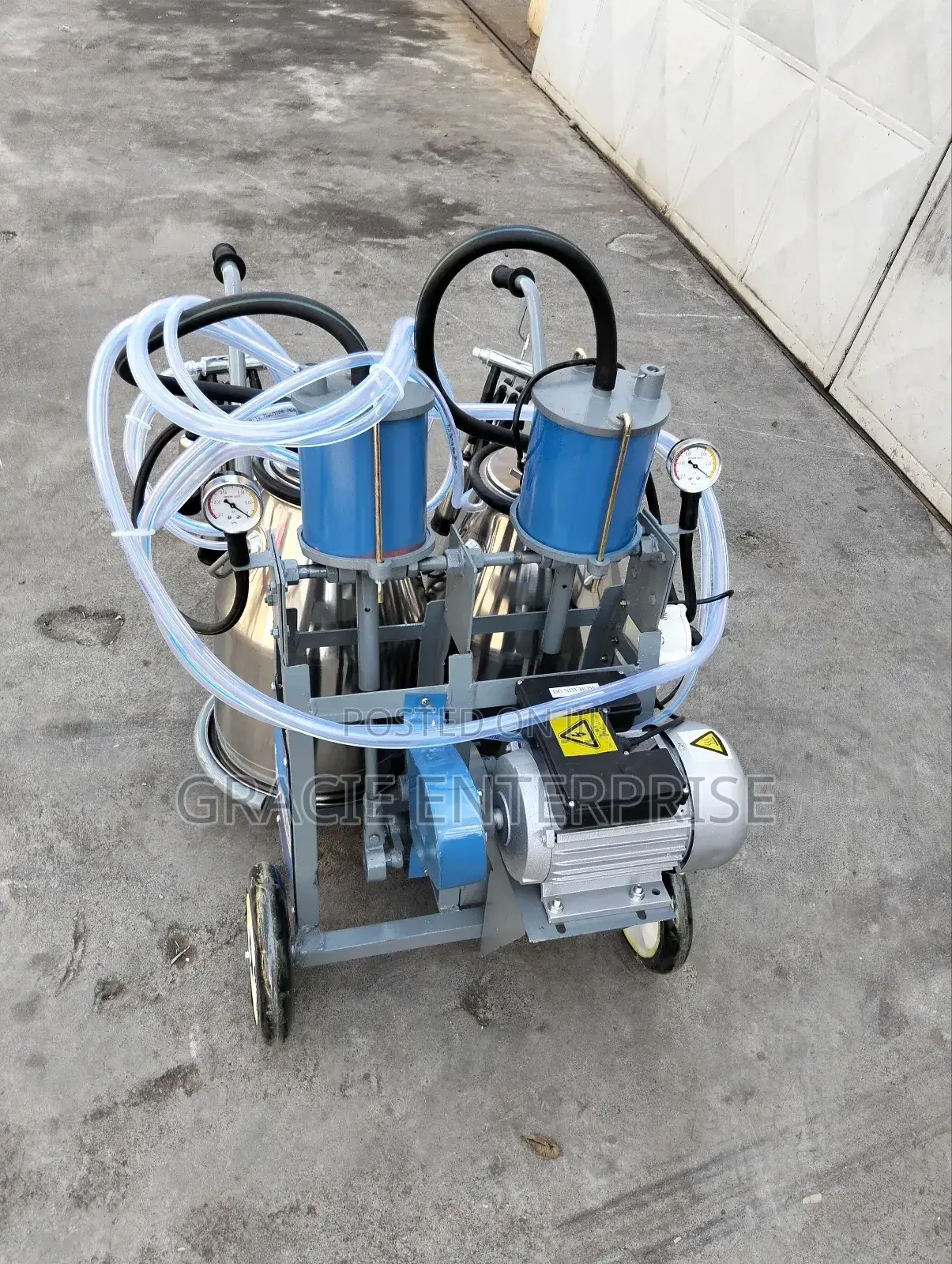 Portable Double Milking Machine