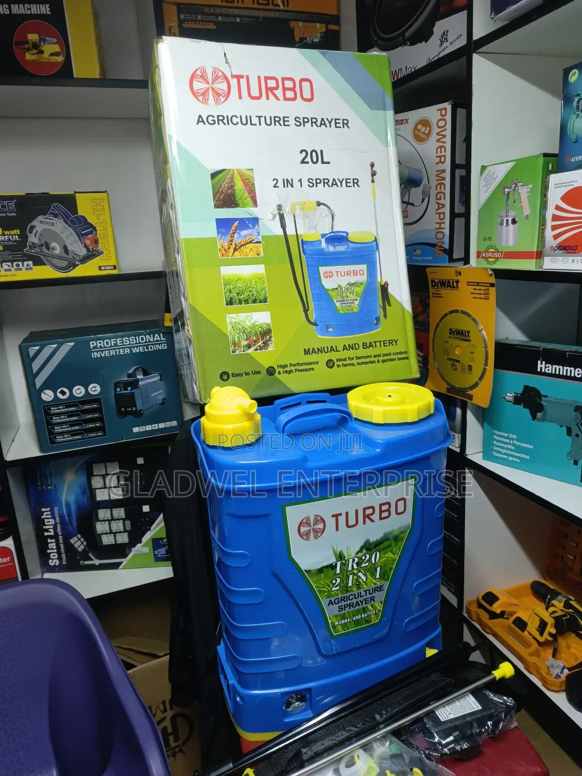 Turbo 2in1 Knapsack Agricultural Sprayer(Rechargeable And Manual)