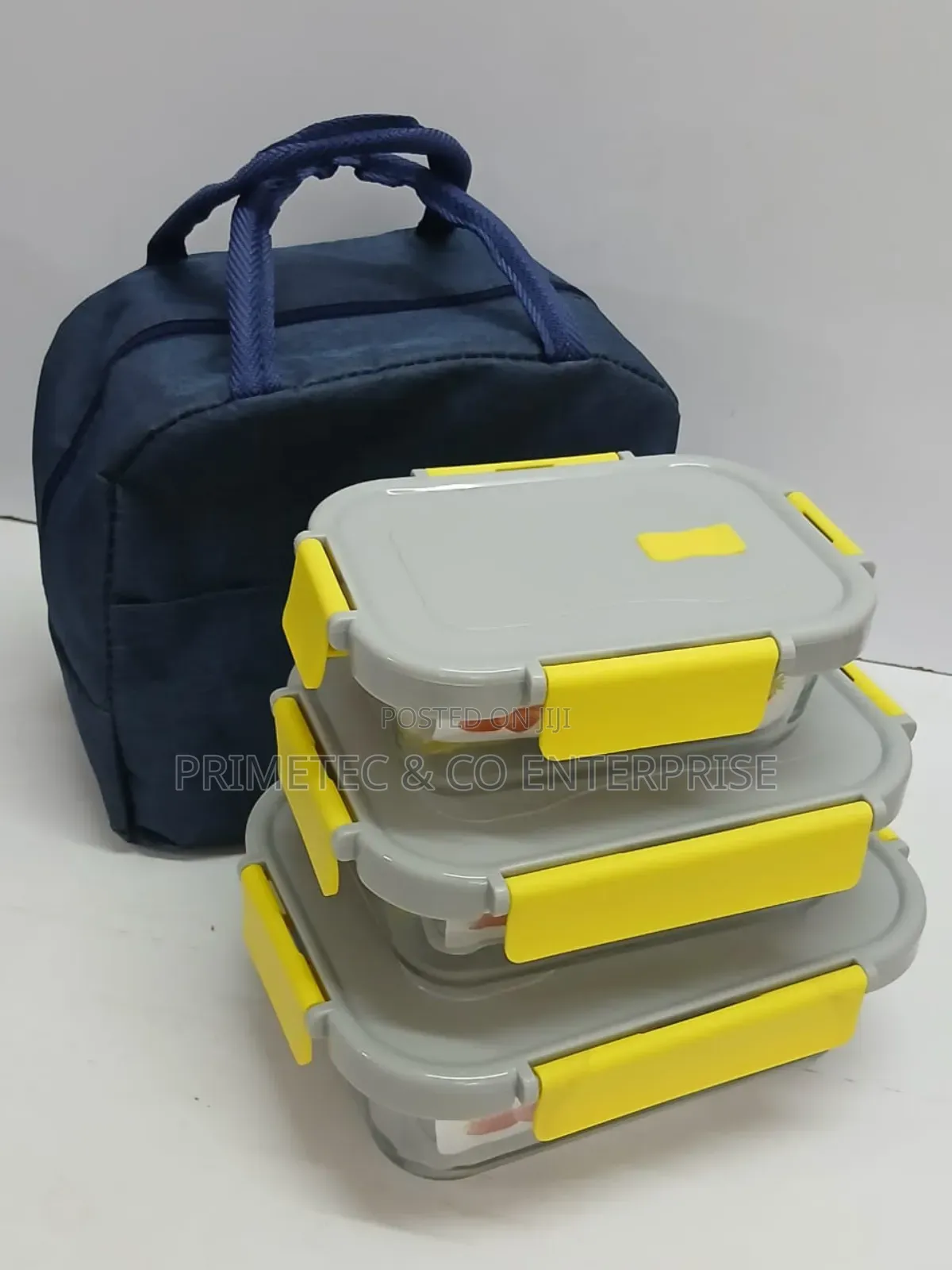 Glass Lunch Box With Bag