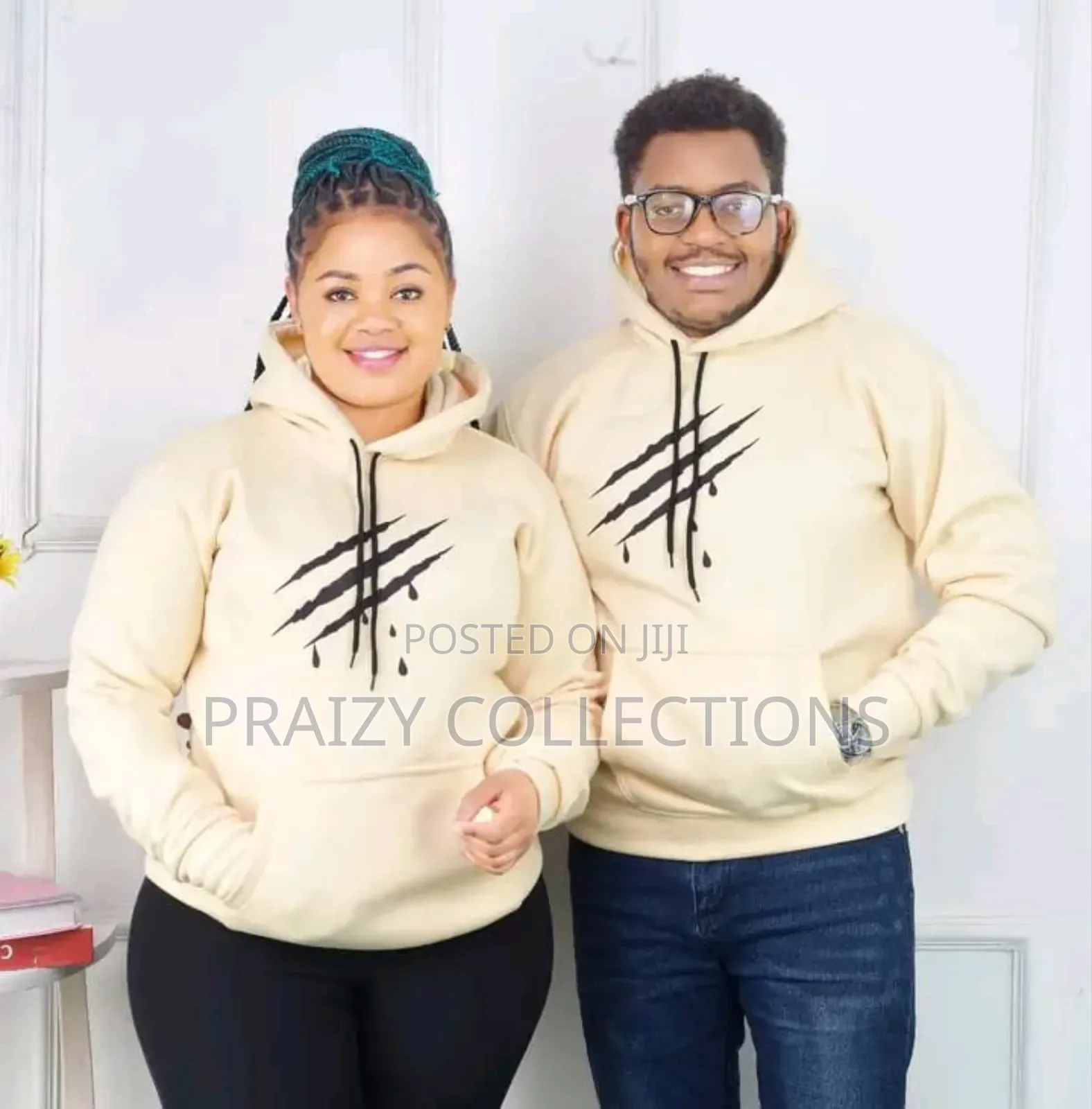 Power Pair Printed Hoodie