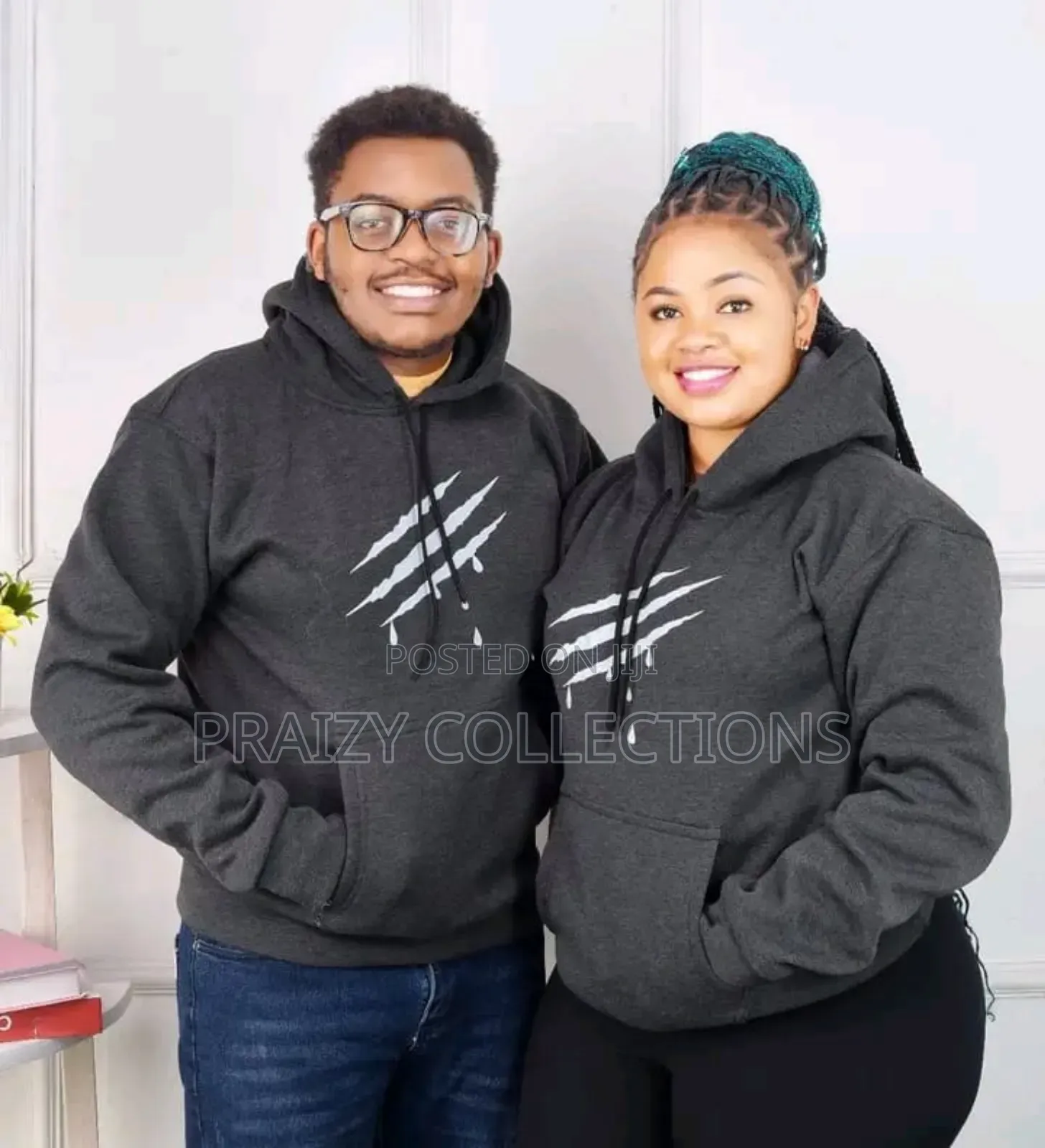 Power Pair Printed Hoodie