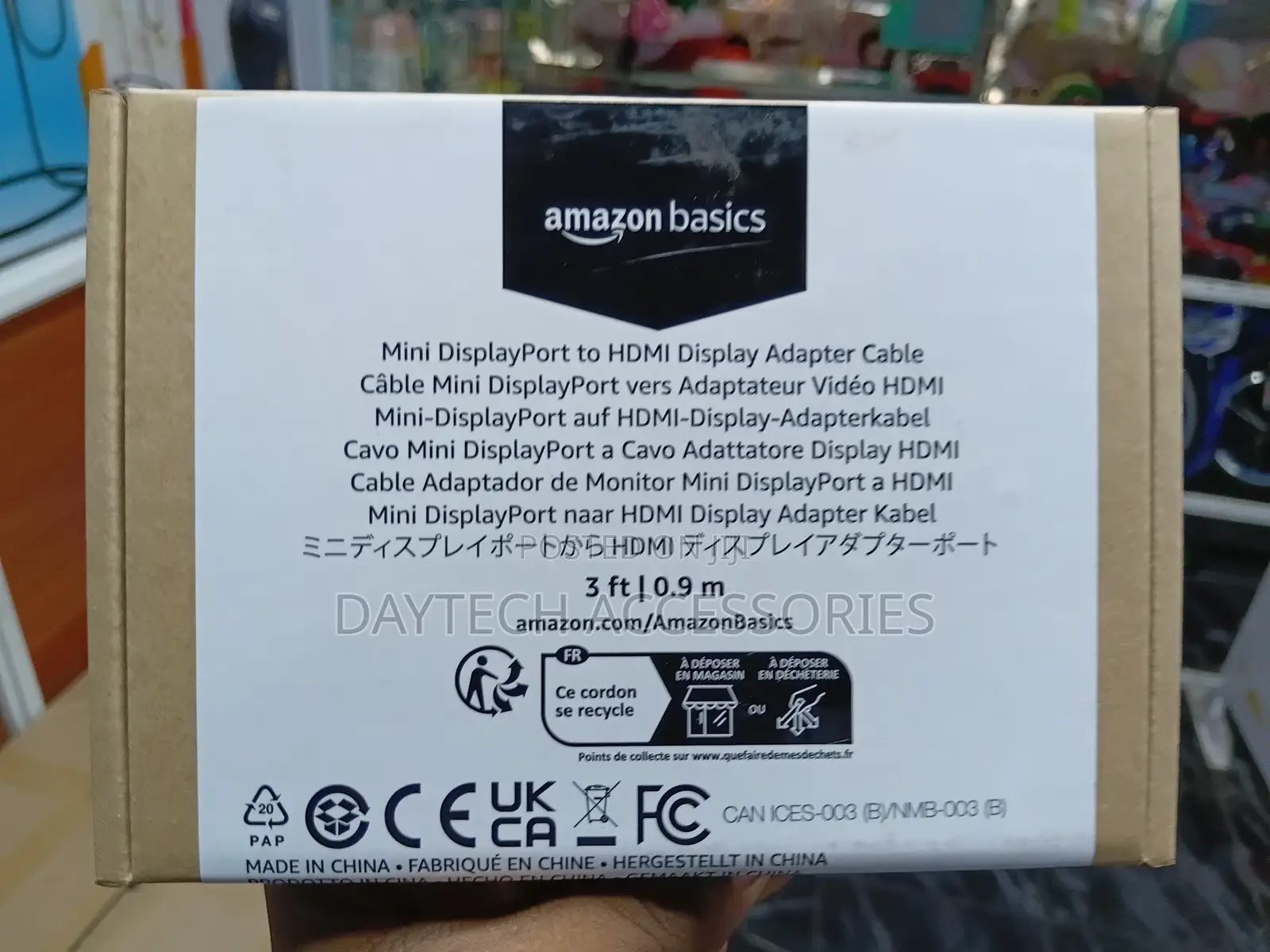 The Amazon Basics Mini Displayport to Hdmi Display Adapter Cable