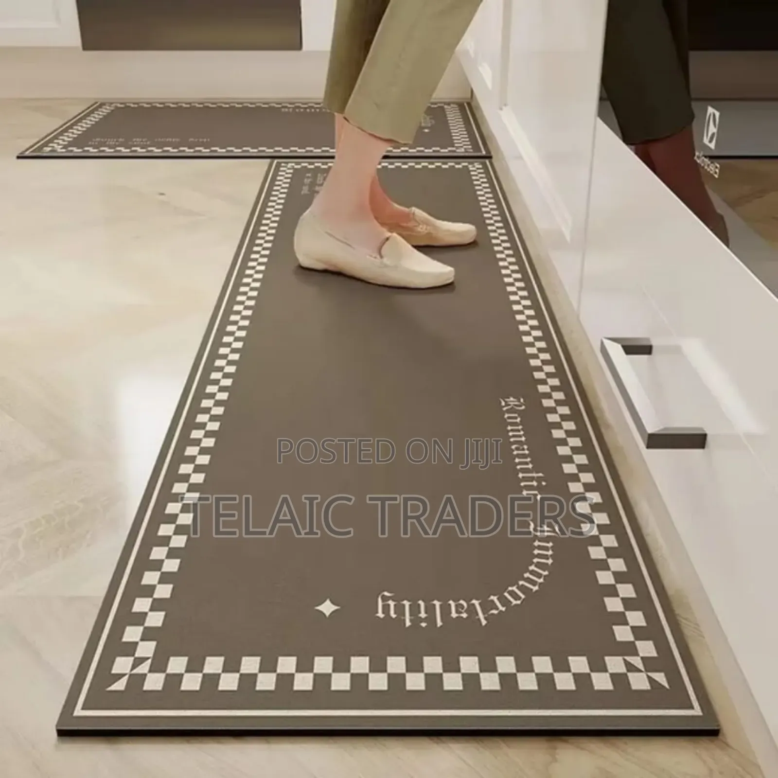 2pc Super Absorbent Kitchen Mat