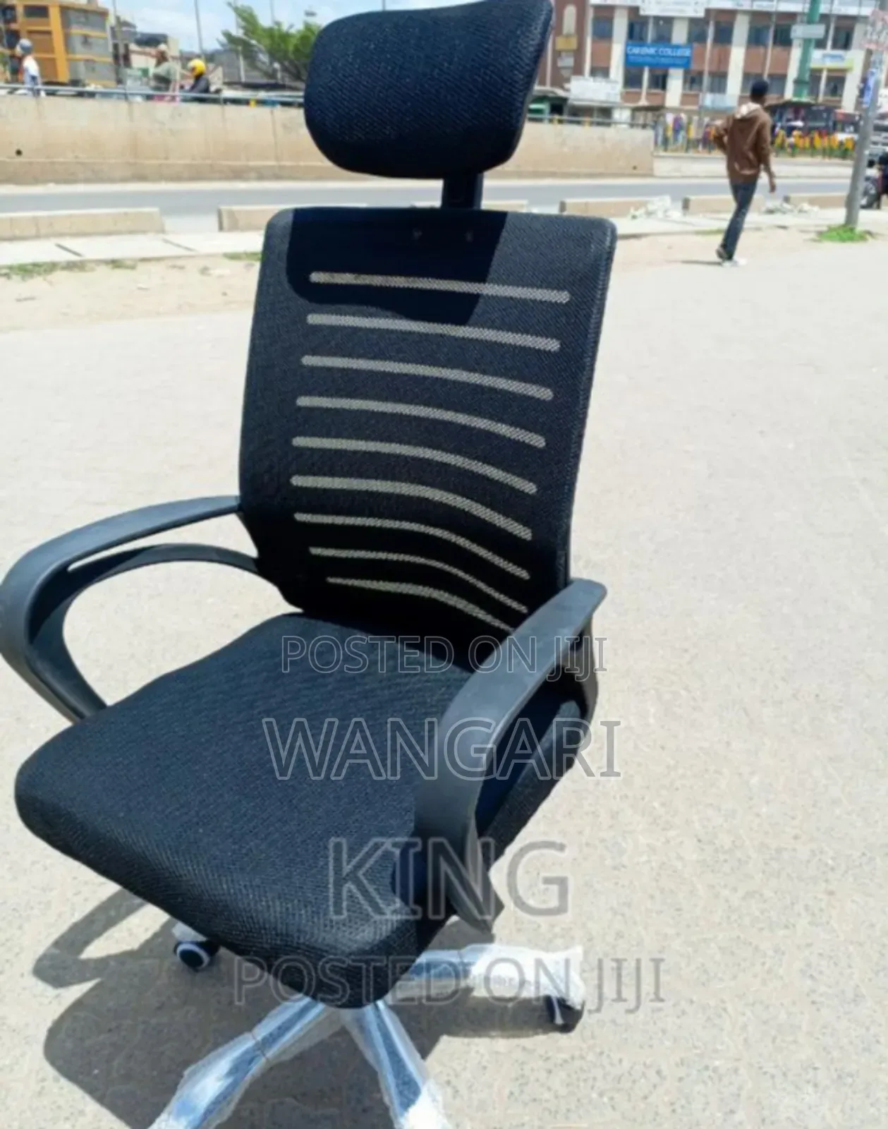 With Wheels Office Chair With Headrest