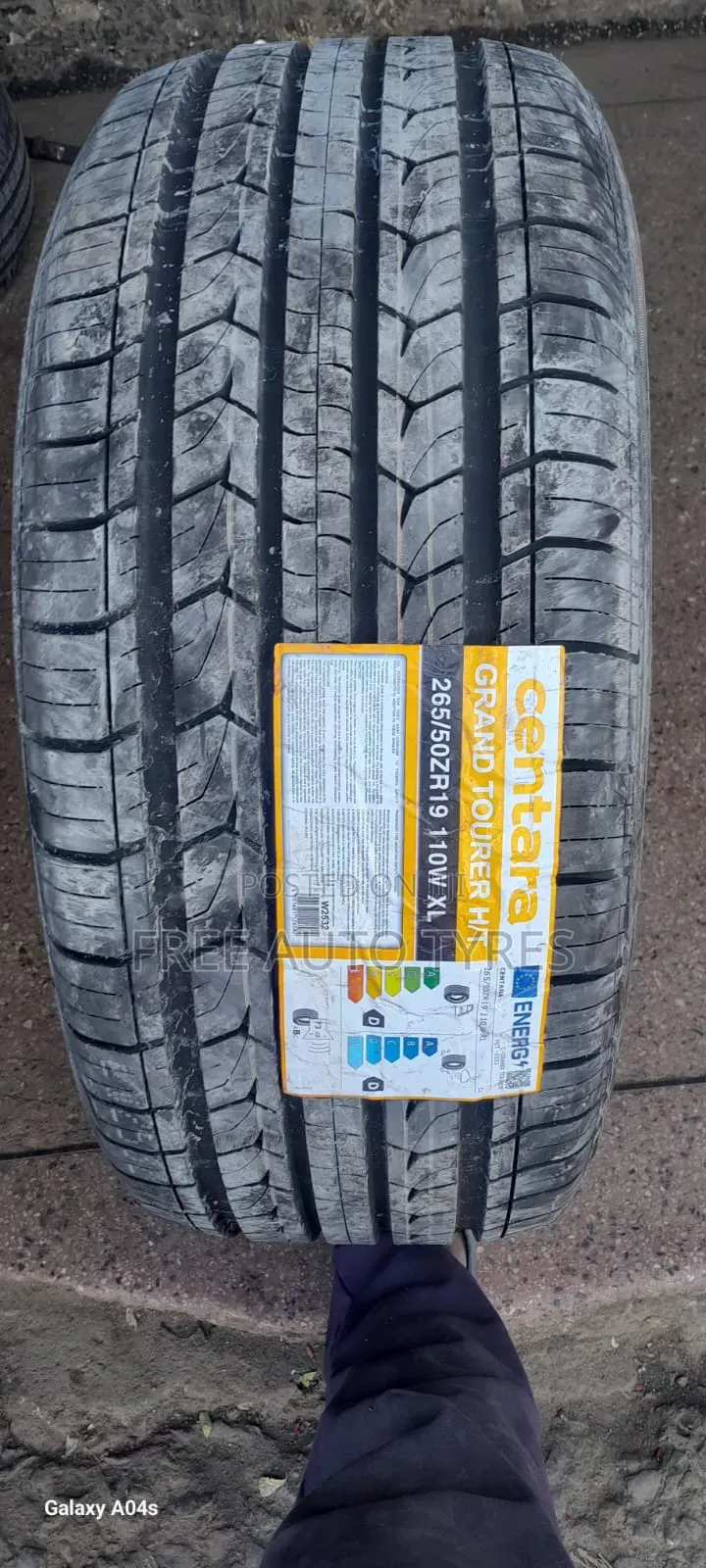 265/50zr19 Centara