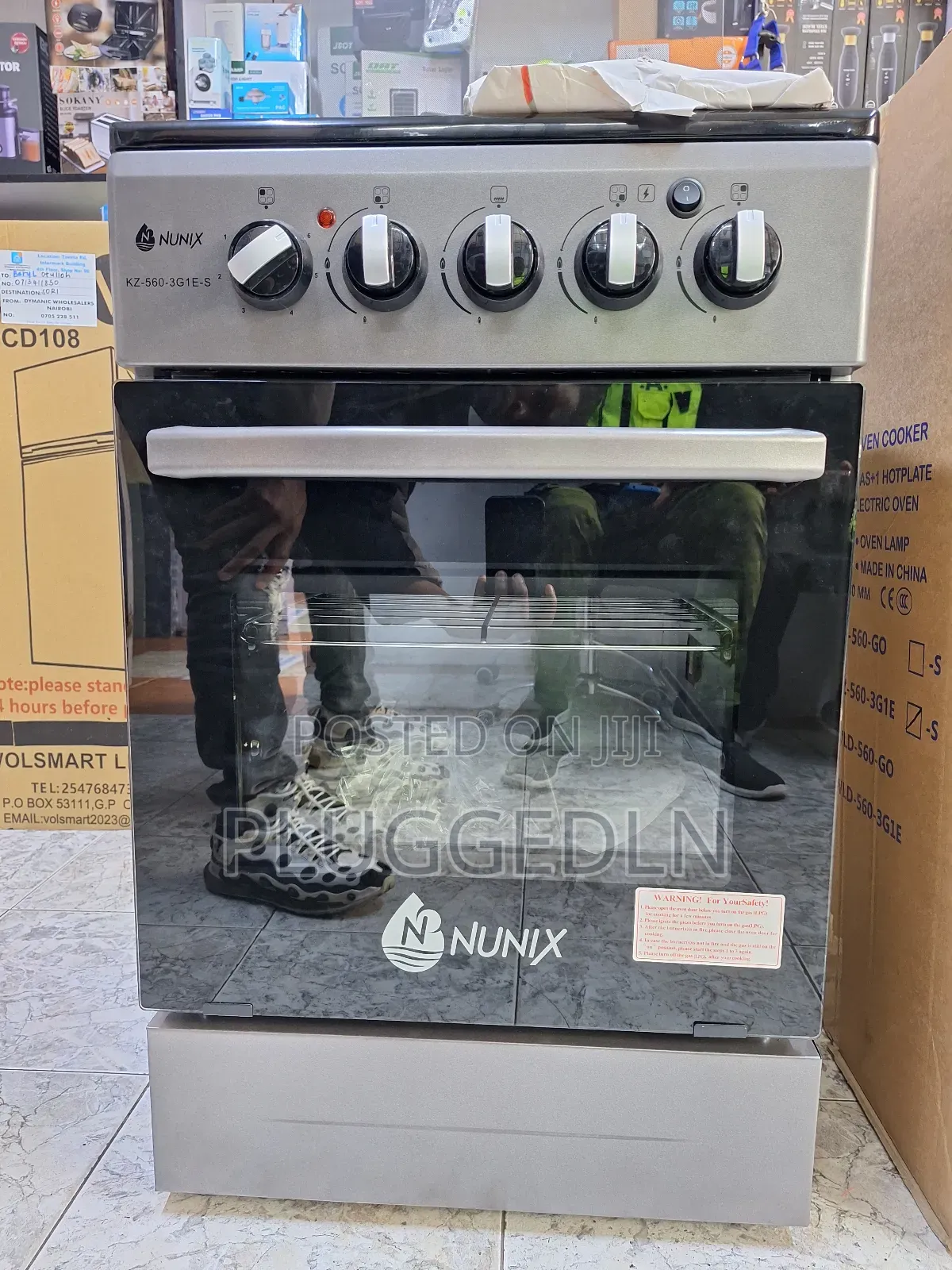 Nunix Kz- 560- 3gas + 1electric 50×55 Cooker.