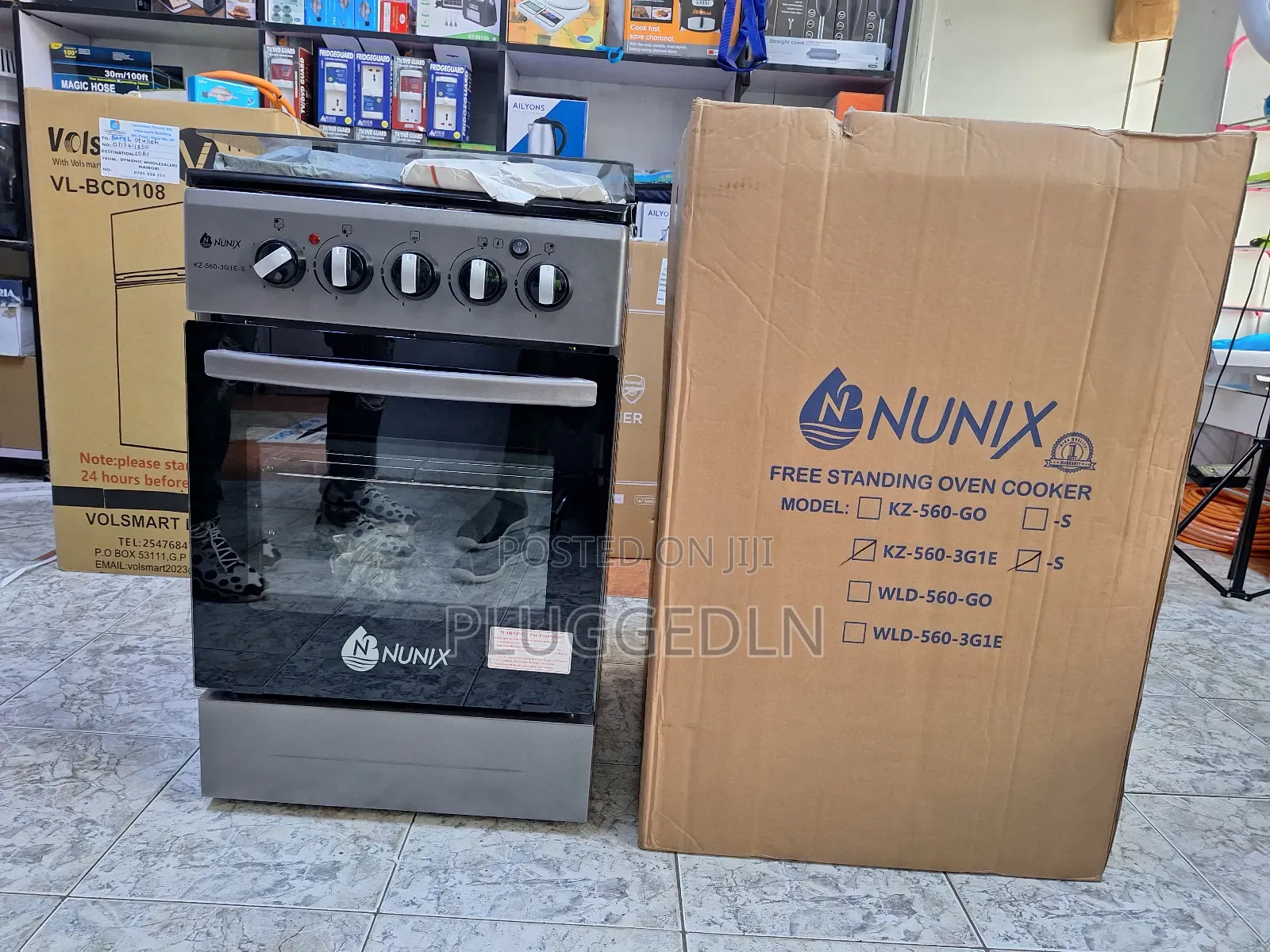 Nunix Kz- 560- 3gas + 1electric 50×55 Cooker.