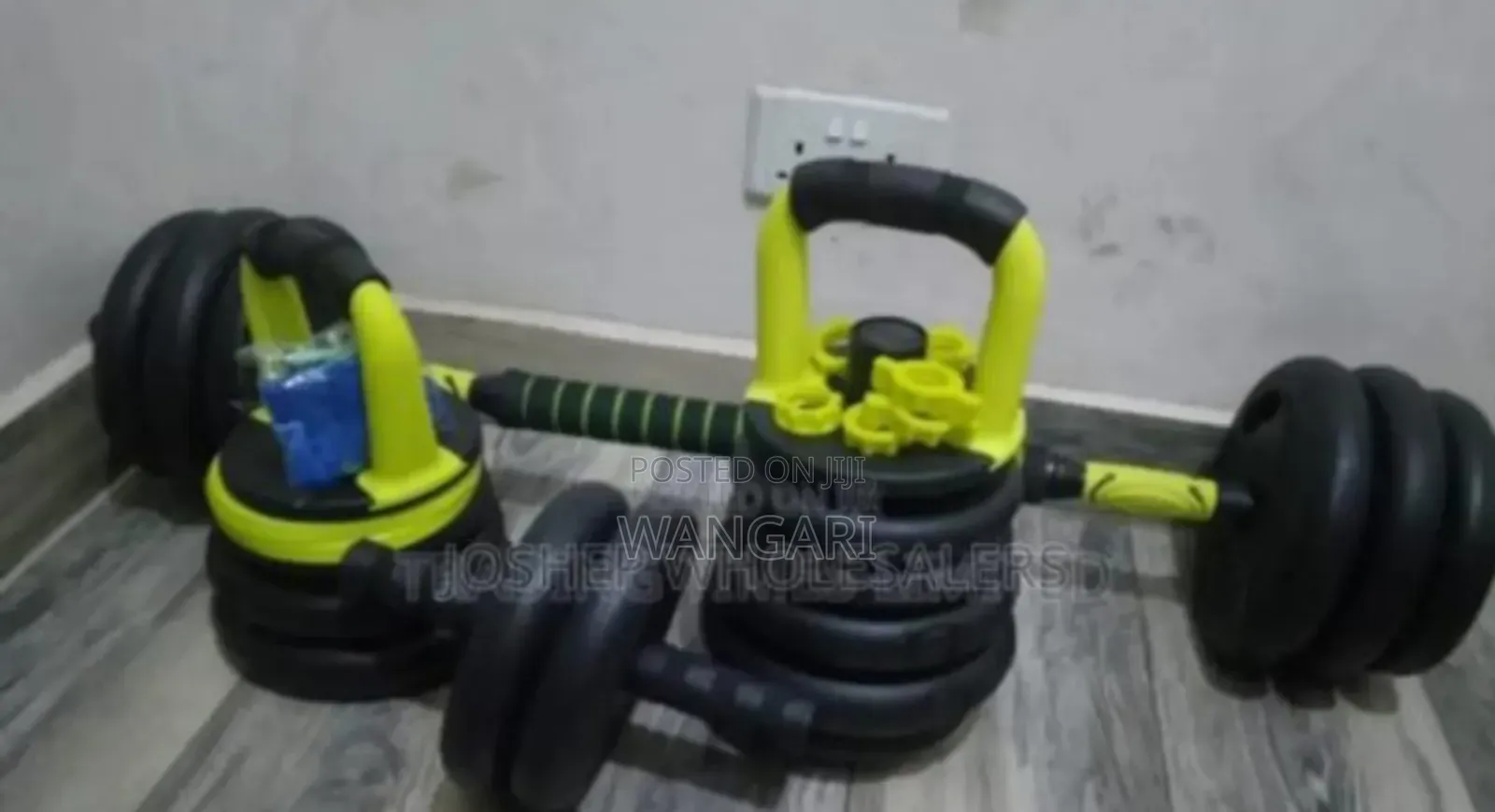 Pure Rubber 30kgs 6in1 Dumbells