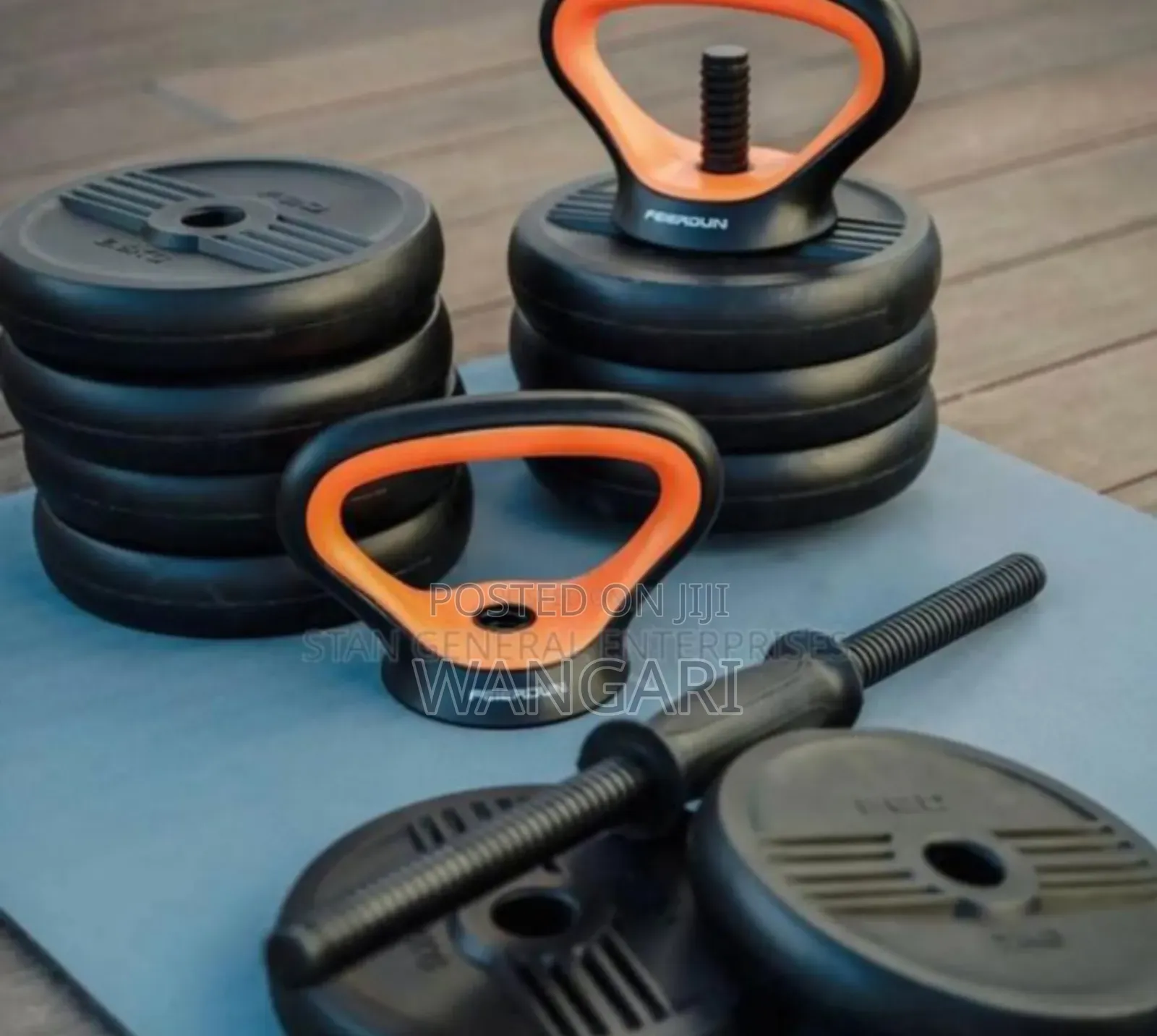 Gym Is Use30kgs 6in1 Dumbells