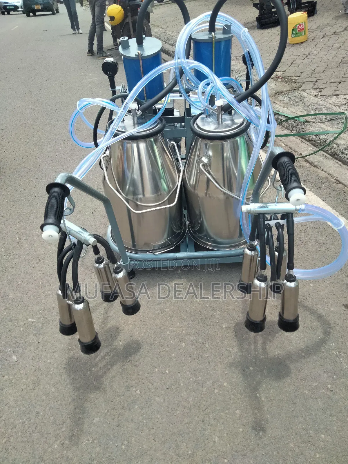 Double Barrel Milking Machine