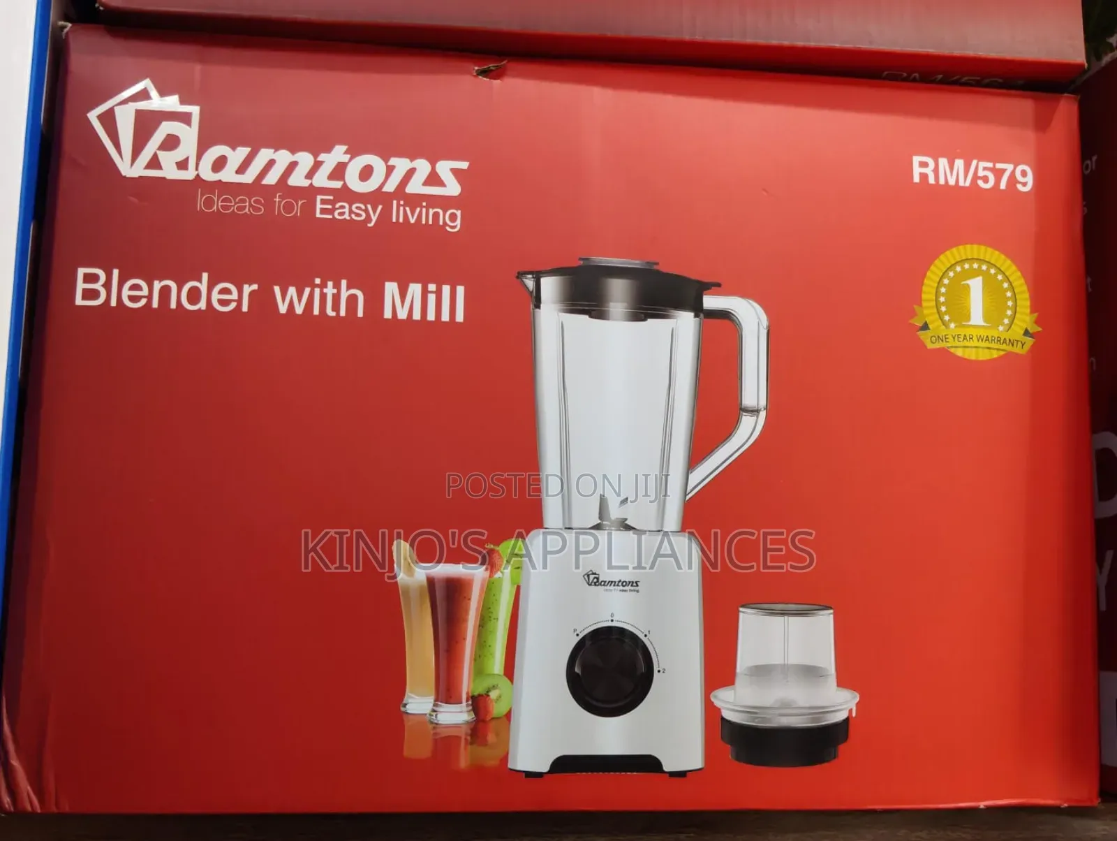 Ramtons Rm/579 2in 1 Blender
